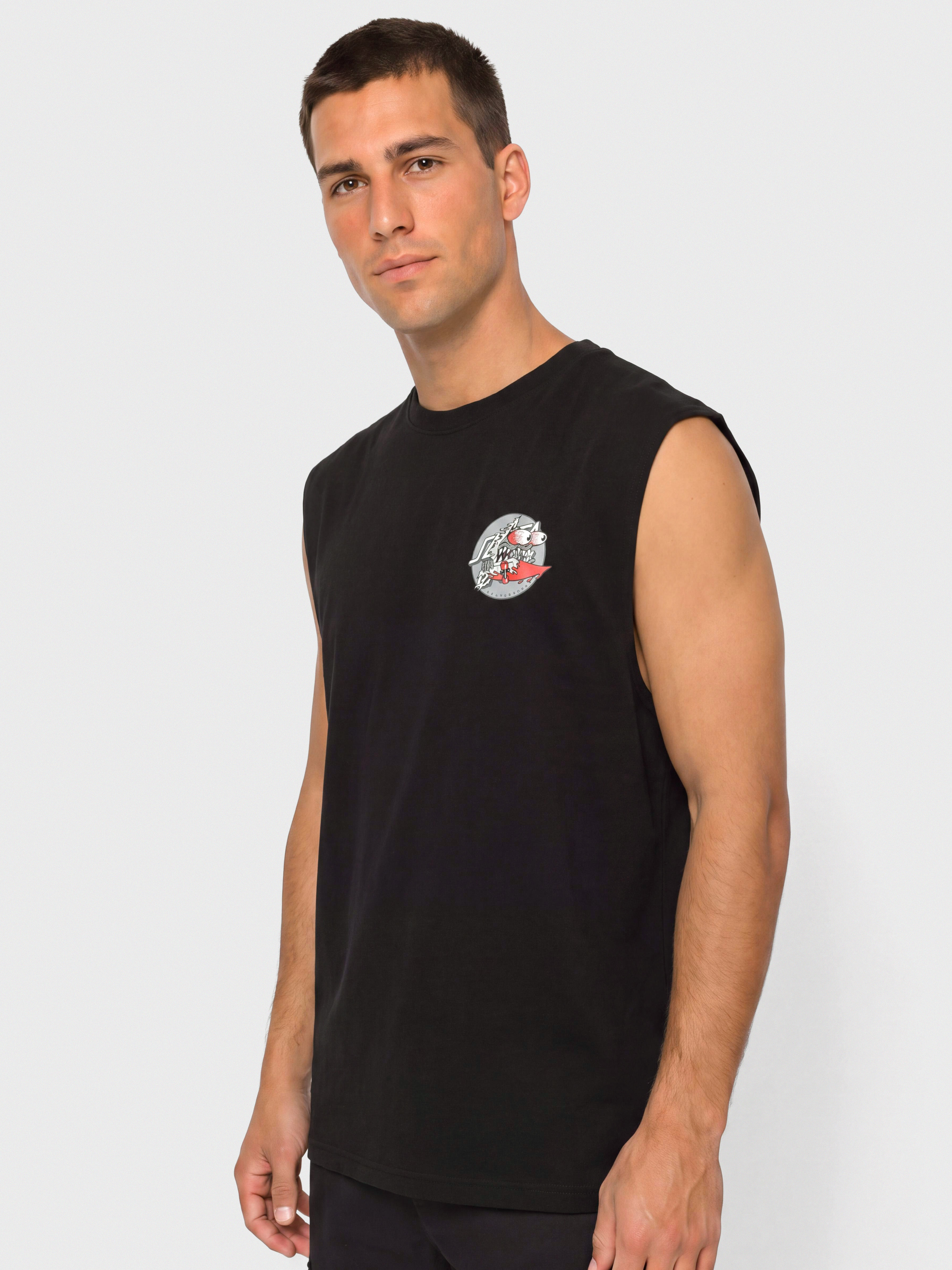 Tricou Santa Cruz Meek Slashed Dot Vest (black)