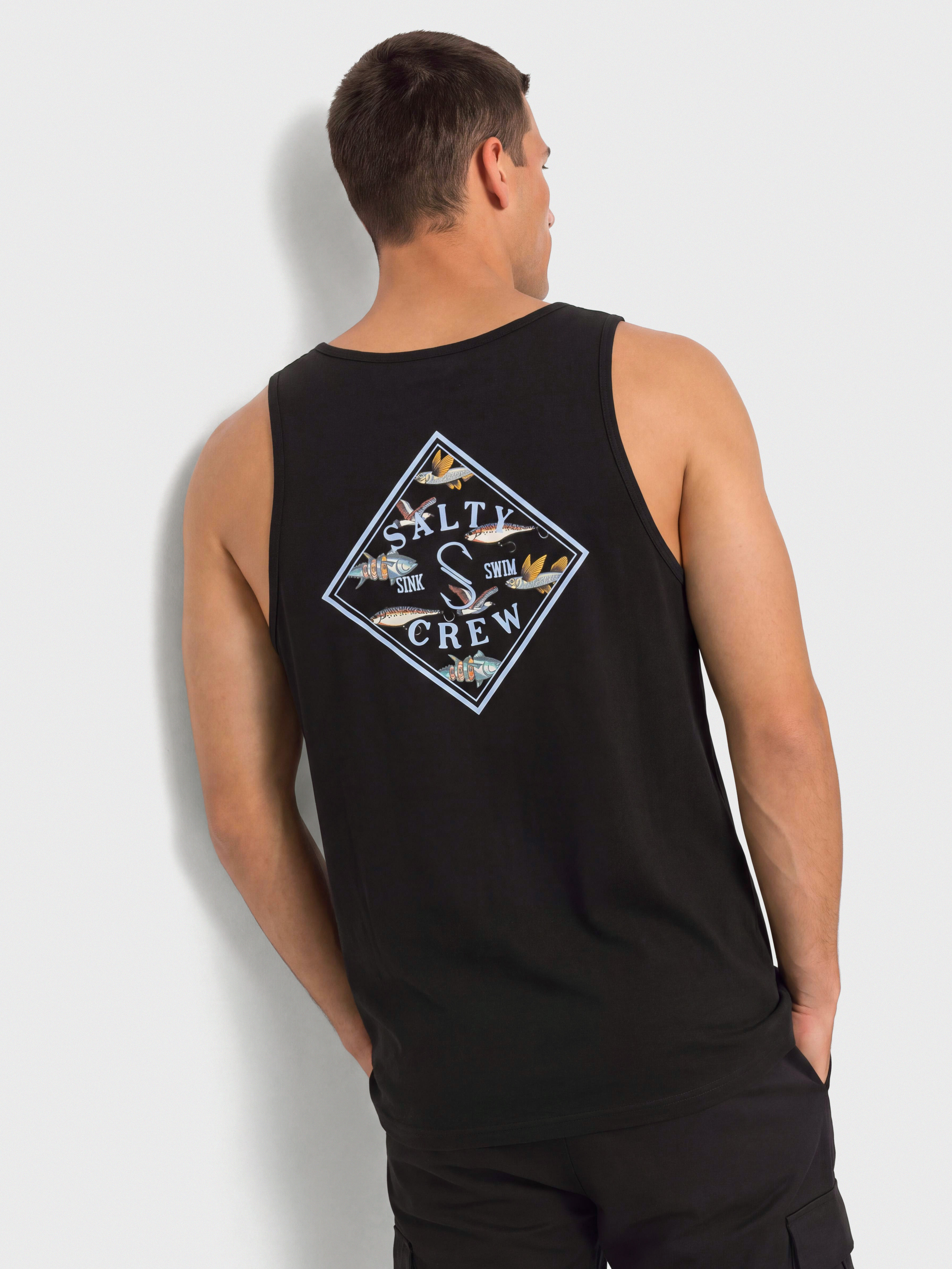 Tricou Salty Crew Tippet Fill (black)