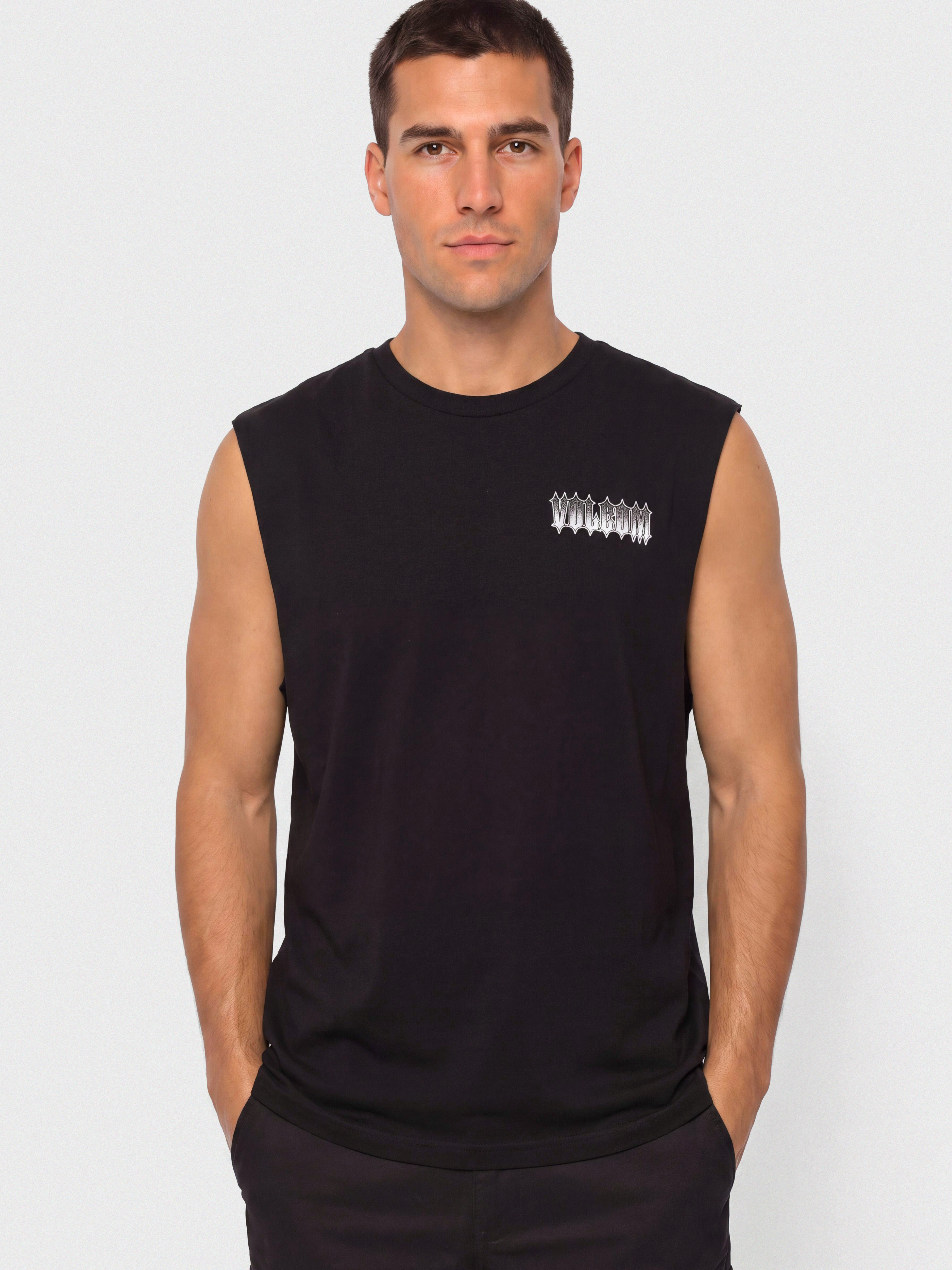 Tricou Volcom Gamma Doom Slvls (black)