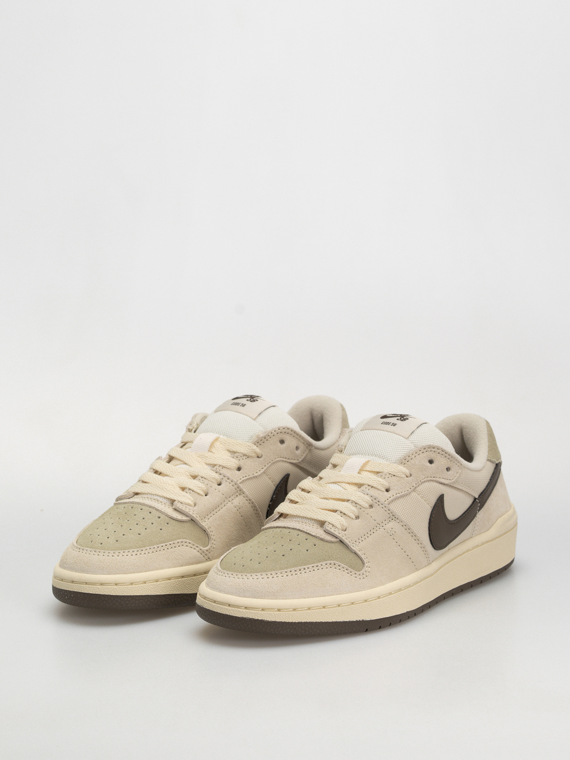 Pantofi Nike SB Code 58 (pale ivory/dark hazel lt khaki muslin)