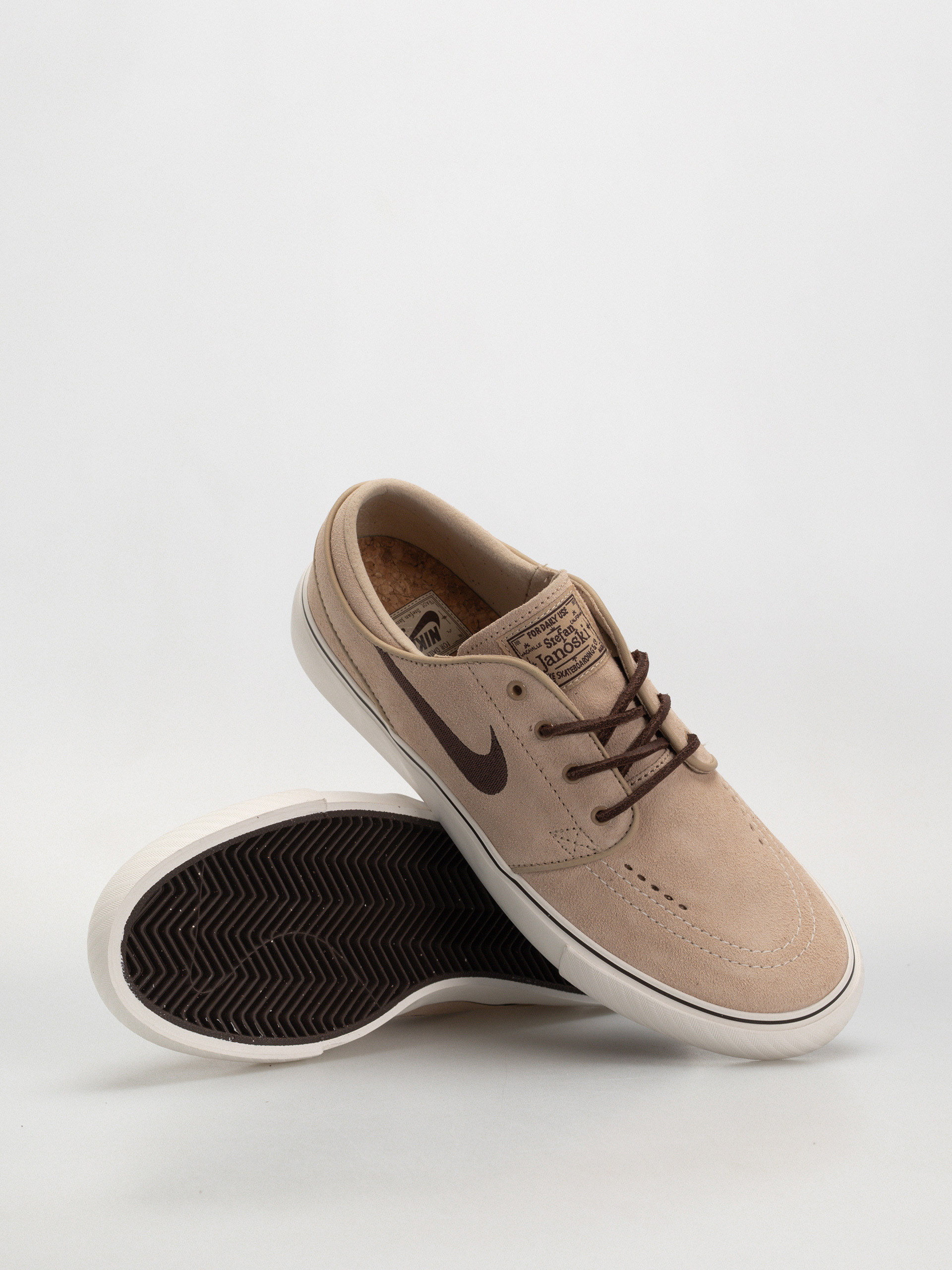 Pantofi Nike SB Zoom Janoski Og+ (linen/lt chocolate sail)