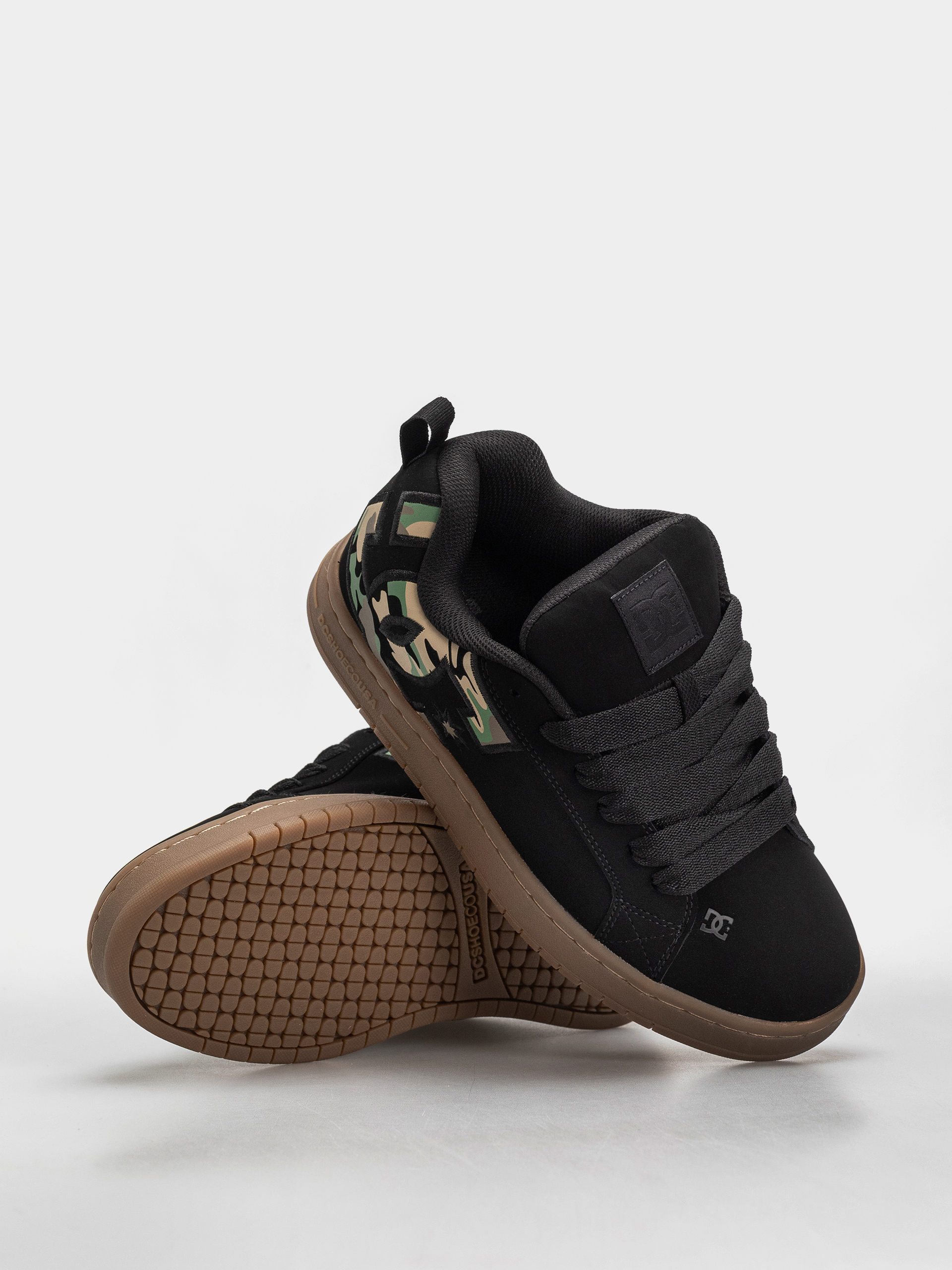 Pantofi DC Court Graffik (black/black/gum)