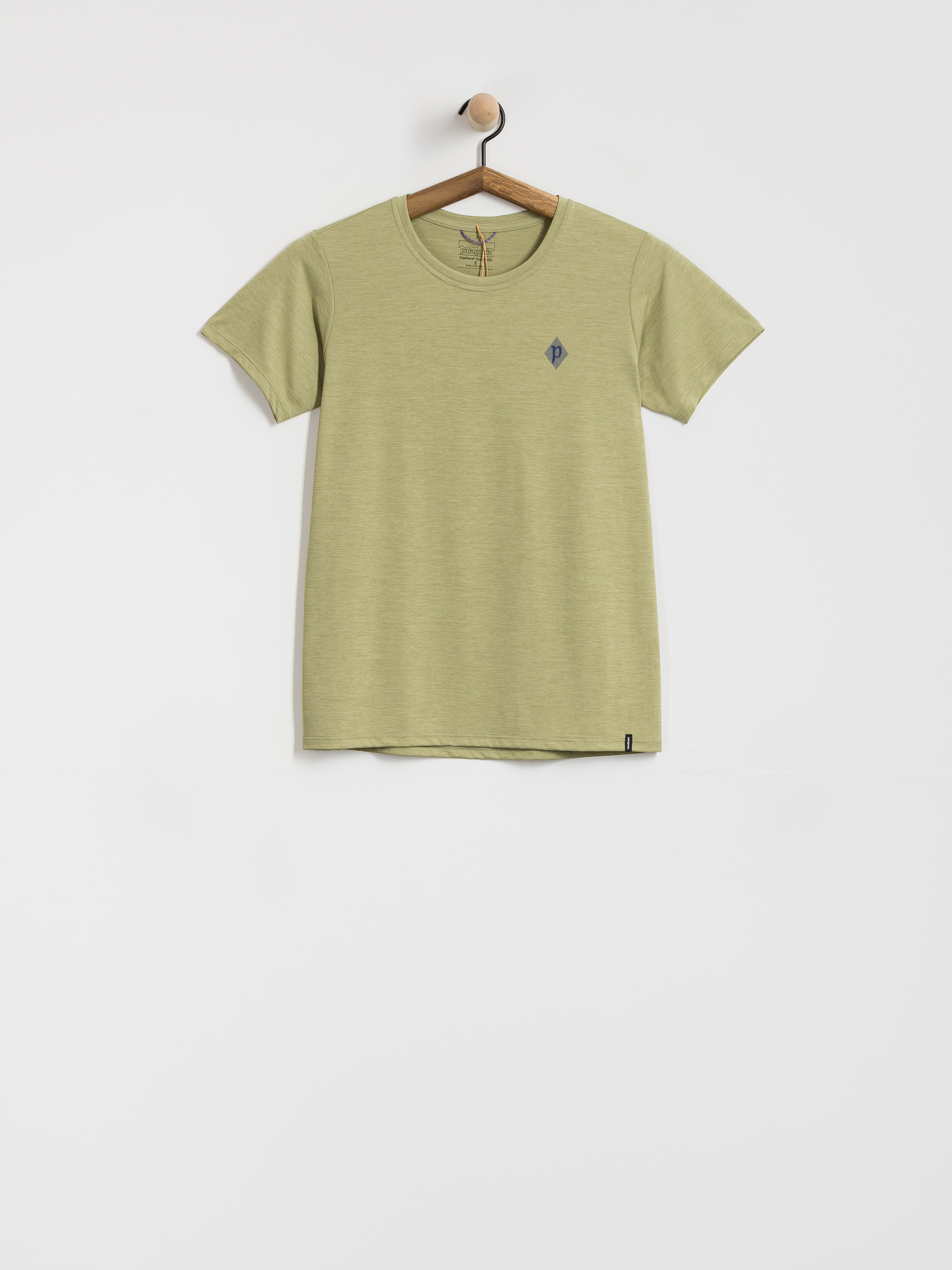 Tricou Patagonia Cap Cool Daily Hut Tripper Wmn (gumtree green light gumtree green x dye)