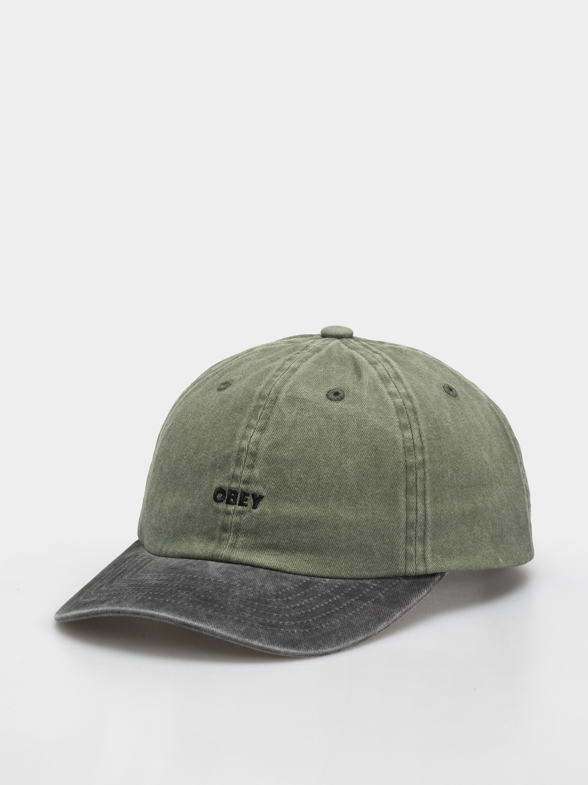 Șapcă OBEY Pigment Bold 6 Panel (pigment olive multi)