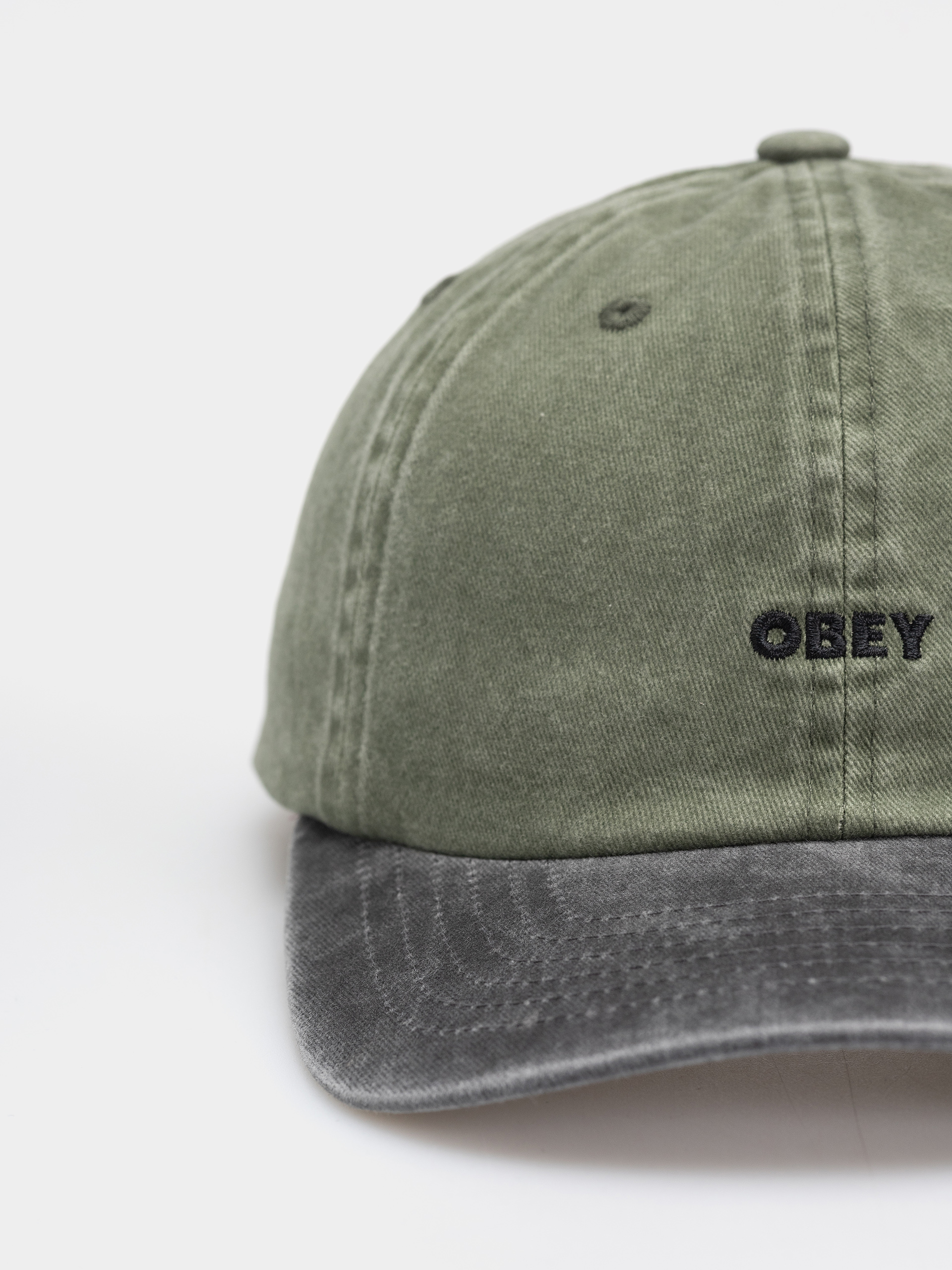 Șapcă OBEY Pigment Bold 6 Panel (pigment olive multi)