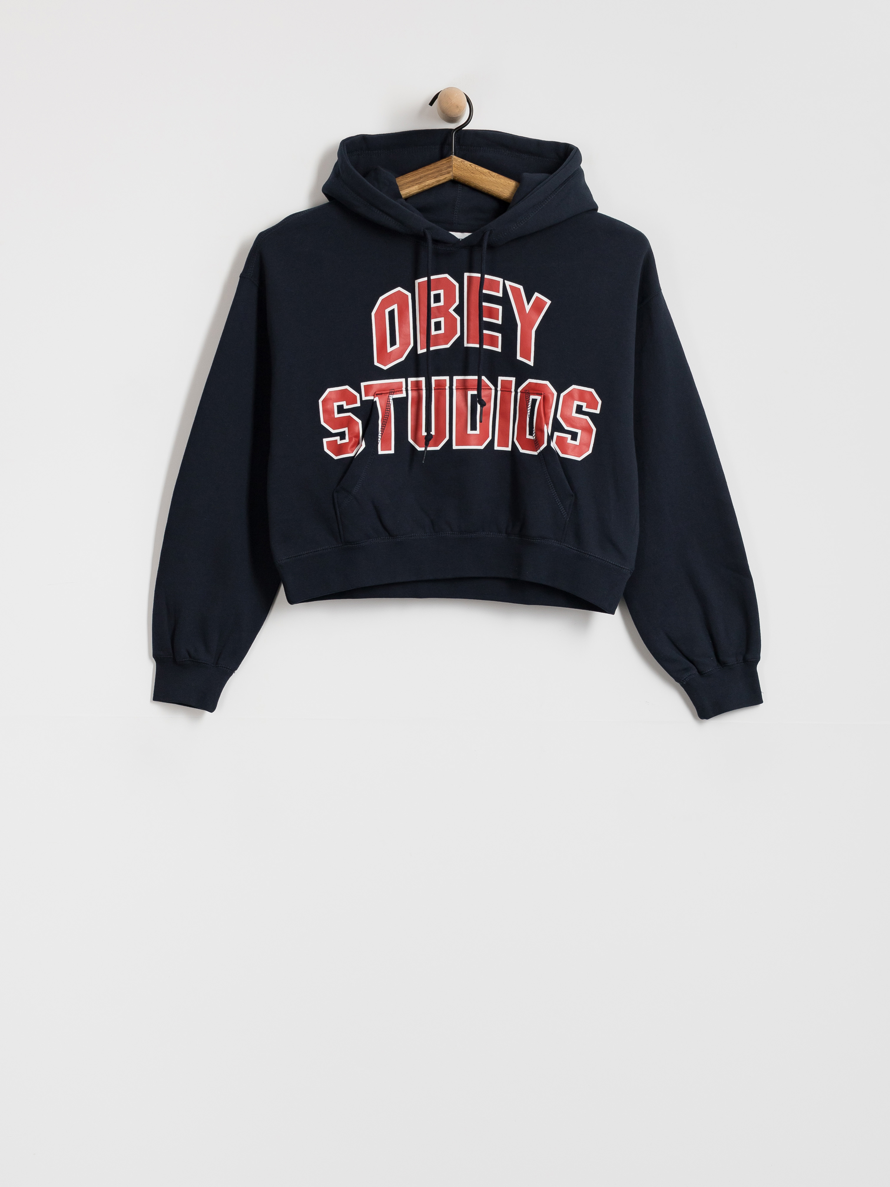 Hanorac cu glugă OBEY Studios Collegiate HD Wmn