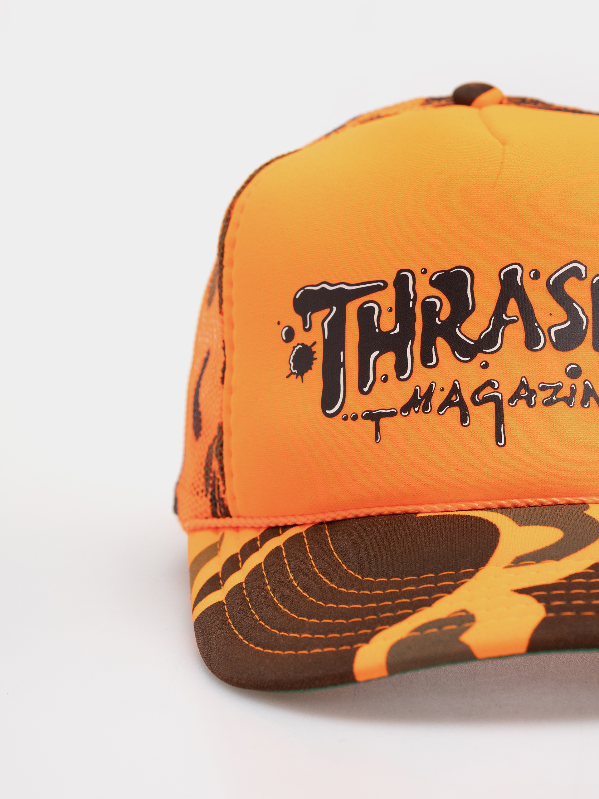 Șapcă Thrasher Wet Paint Trucker (orange camo)