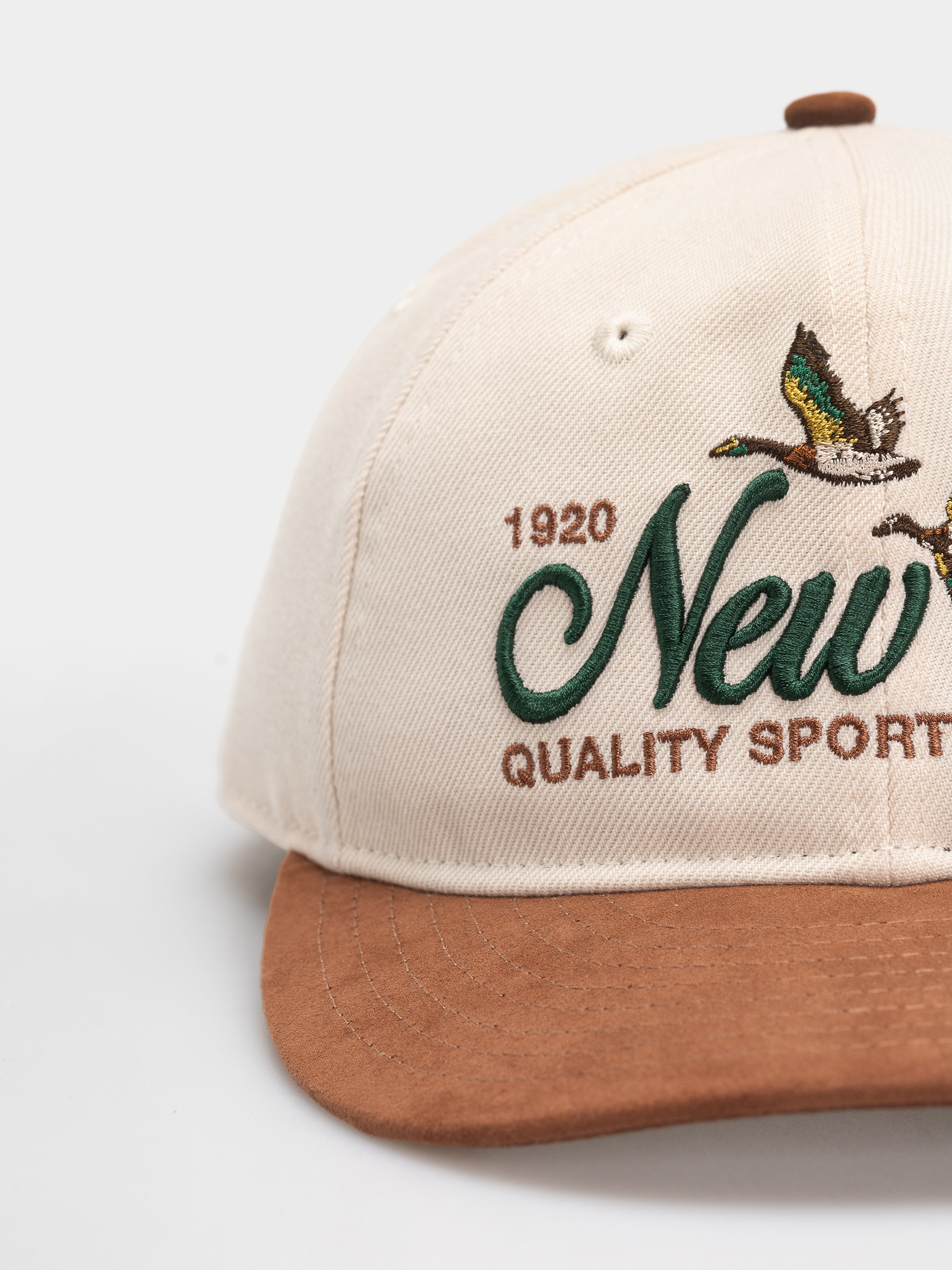 Șapcă New Era Suede Pc 9Fifty Rc (light cream/brown)