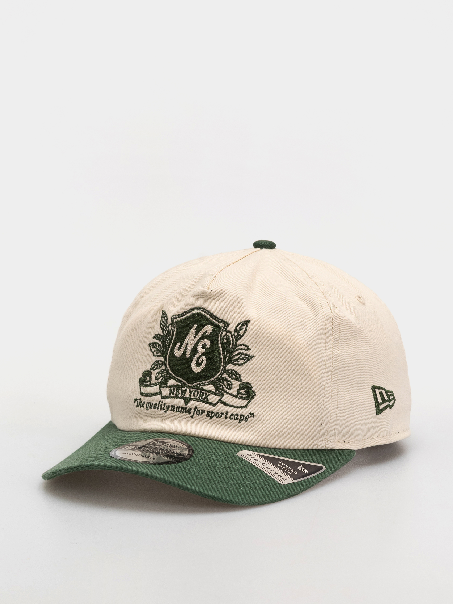 Șapcă New Era Washed Graphic 19Twenty (light cream/green)
