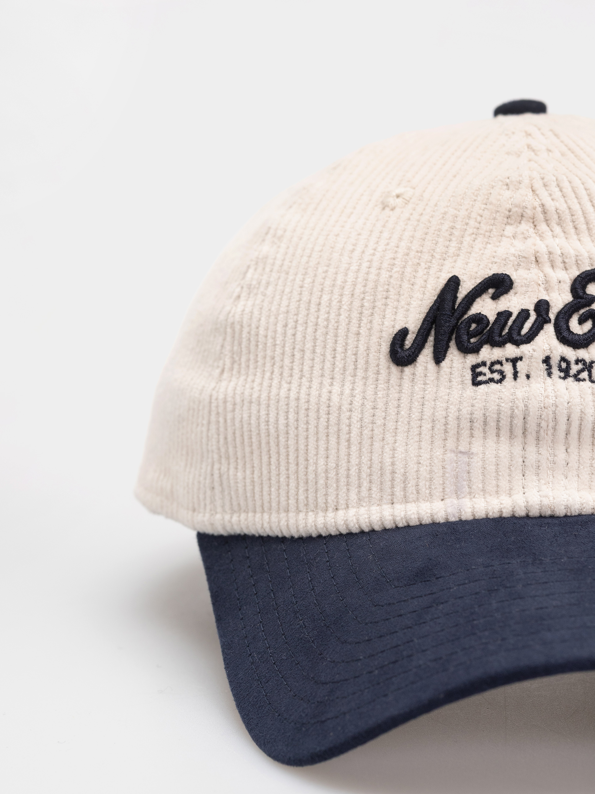 Șapcă New Era Cord Mix 9Twenty (cream/navy)
