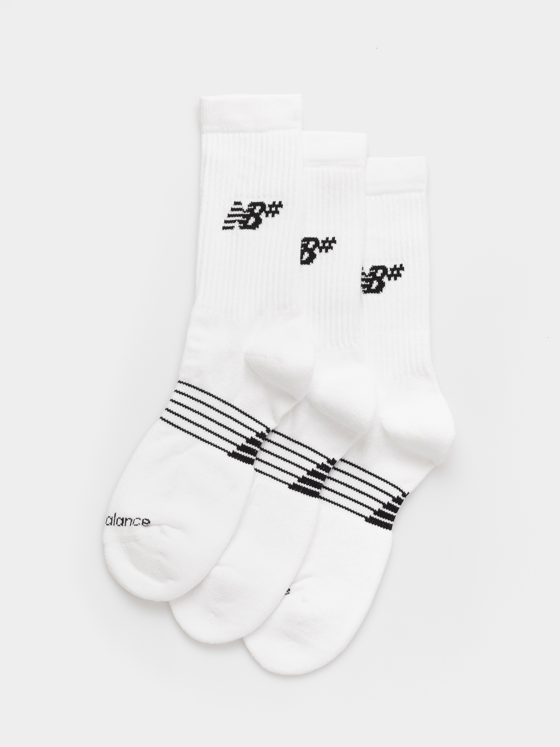 Șosete New Balance Active Numeric 3 Packs (white)