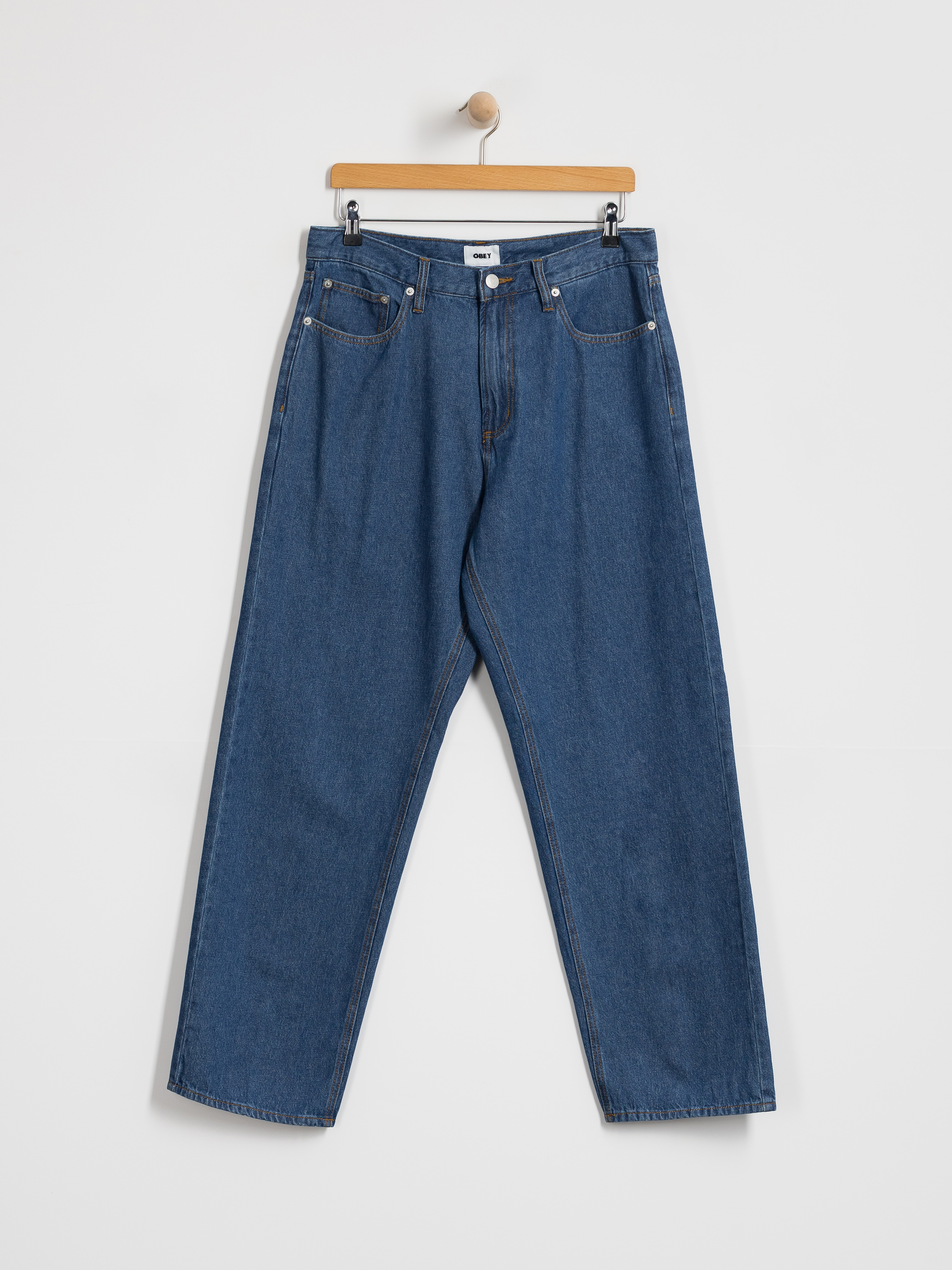 Pantaloni OBEY Emerson Denim (stone wash)