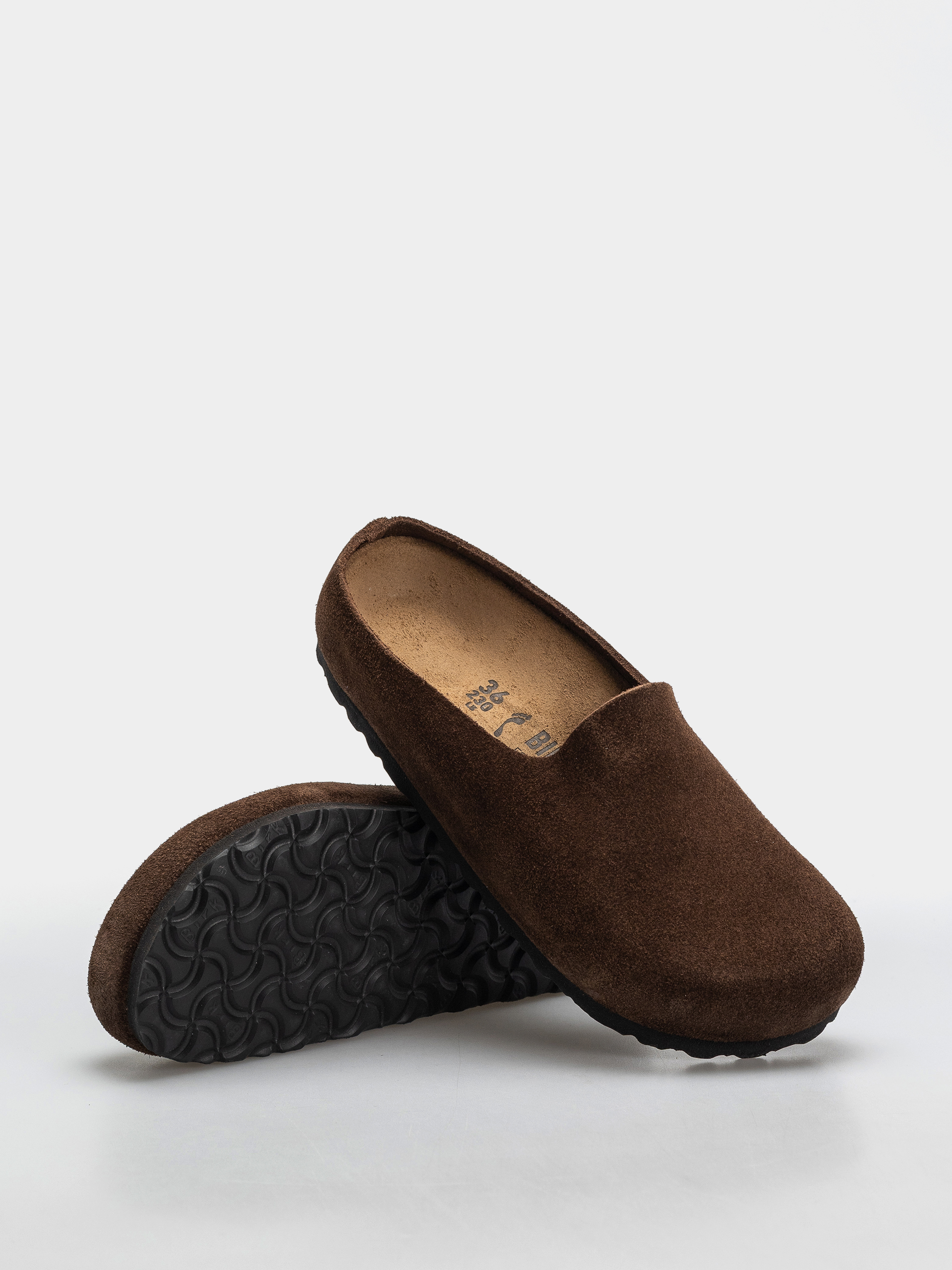Șlapi Birkenstock Amsterdam Wrapped Suede Leather Narrow (carafe)