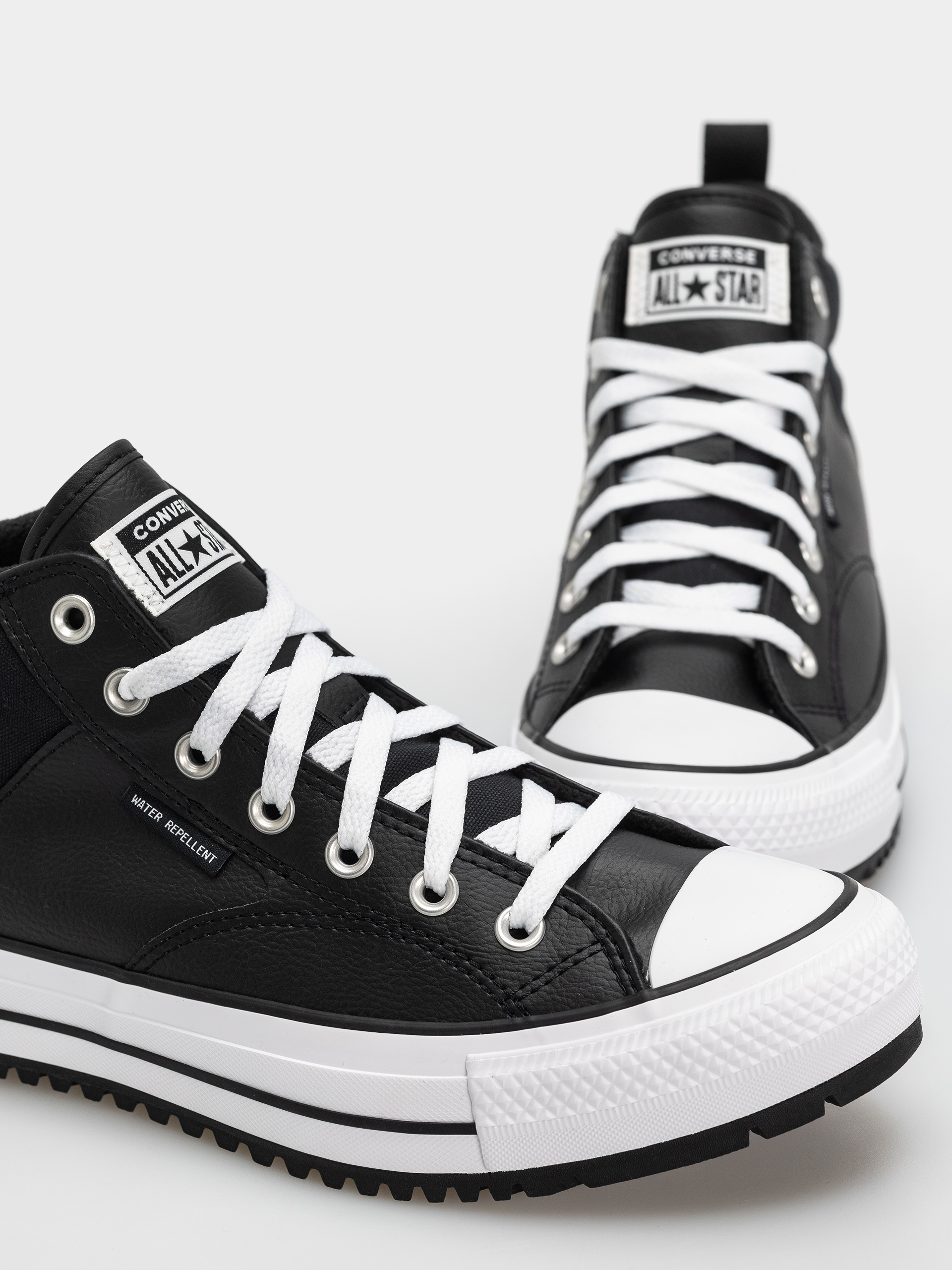 Pantofi Converse Chuck Taylor All Star Malden Street Boot Mid (black/black)