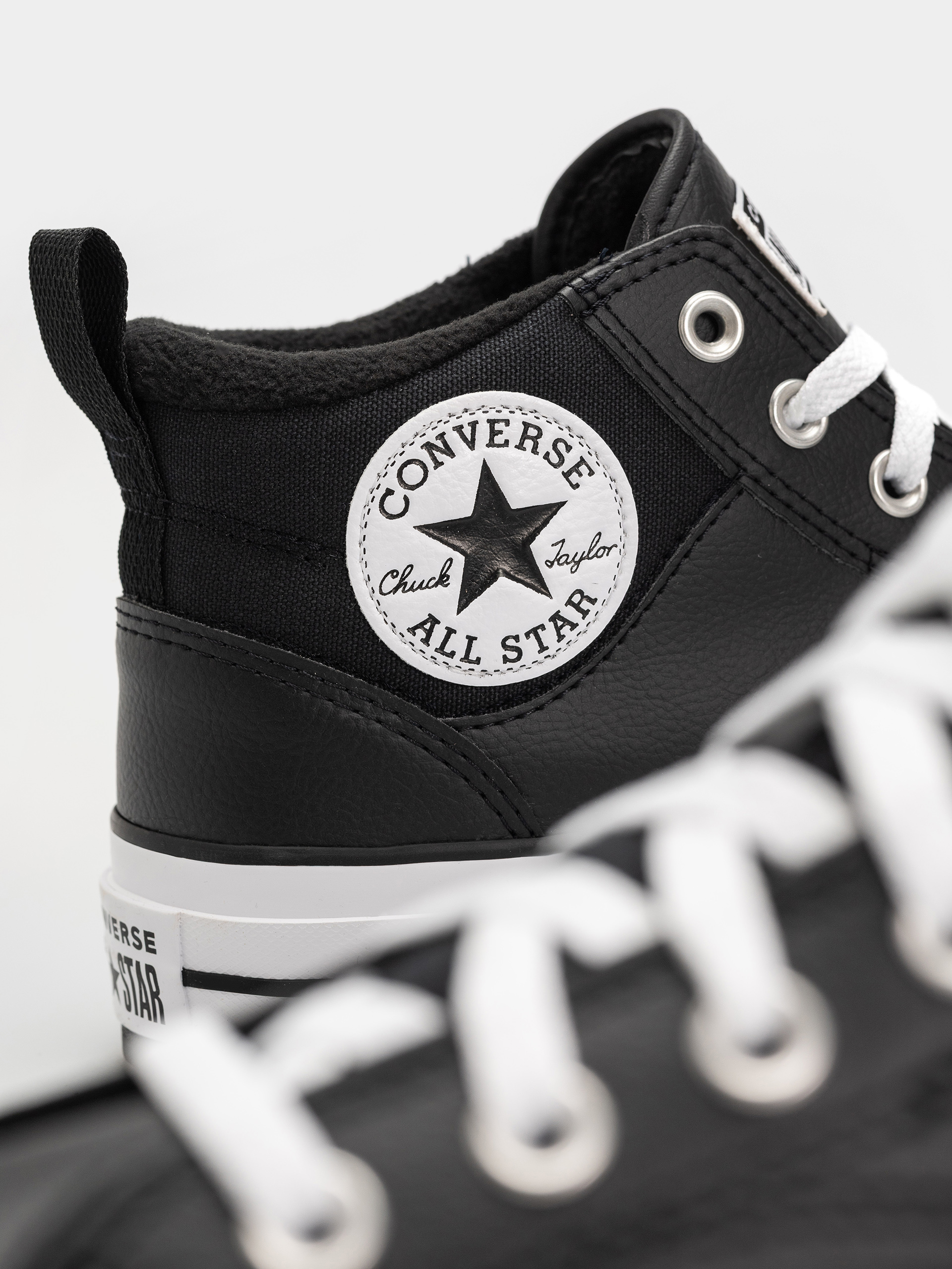 Pantofi Converse Chuck Taylor All Star Malden Street Boot Mid (black/black)