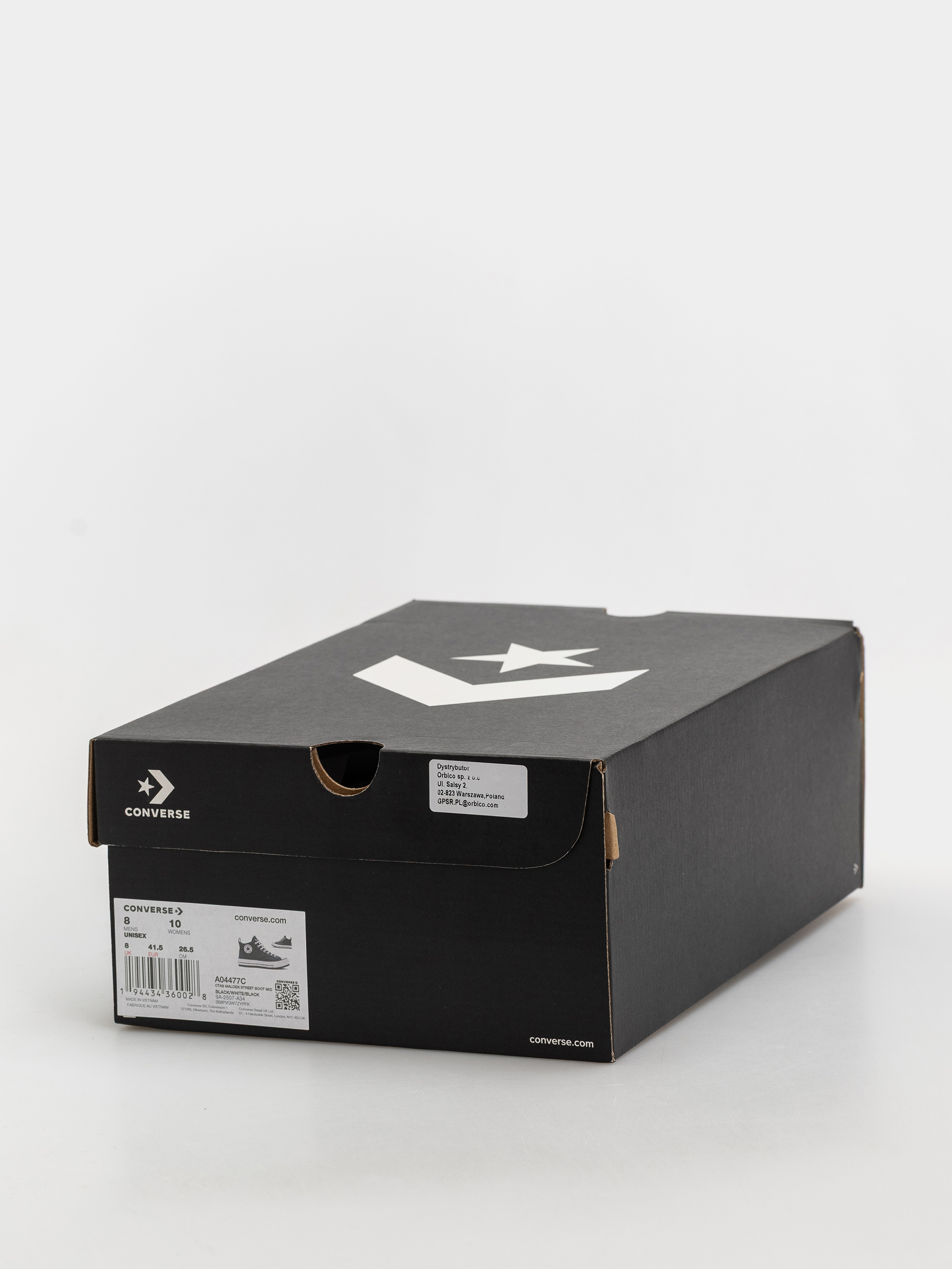 Pantofi Converse Chuck Taylor All Star Malden Street Boot Mid (black/black)