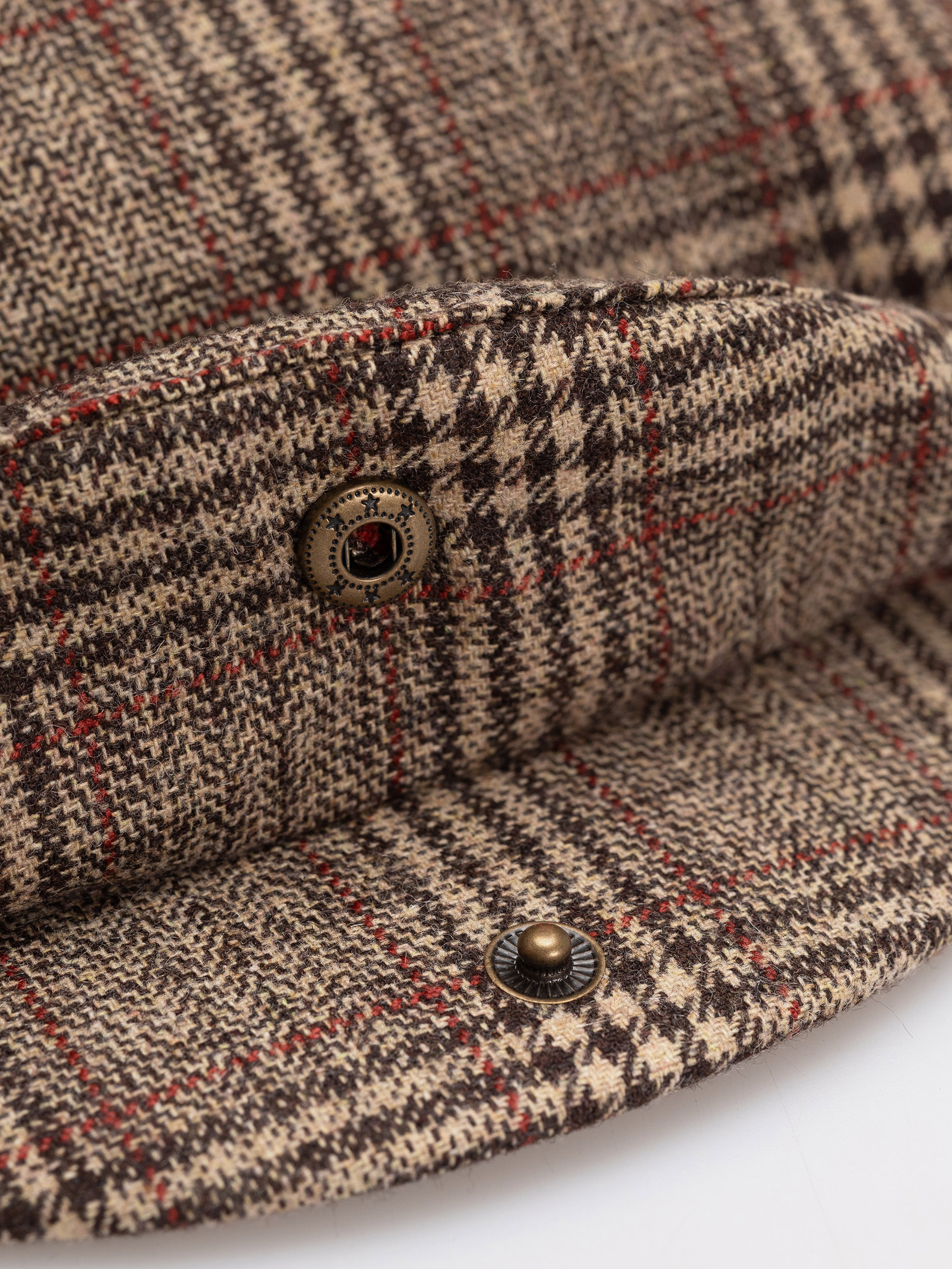Pălărie cu cozoroc Brixton Hooligan Snap Cap (brown/tan/red plaid)