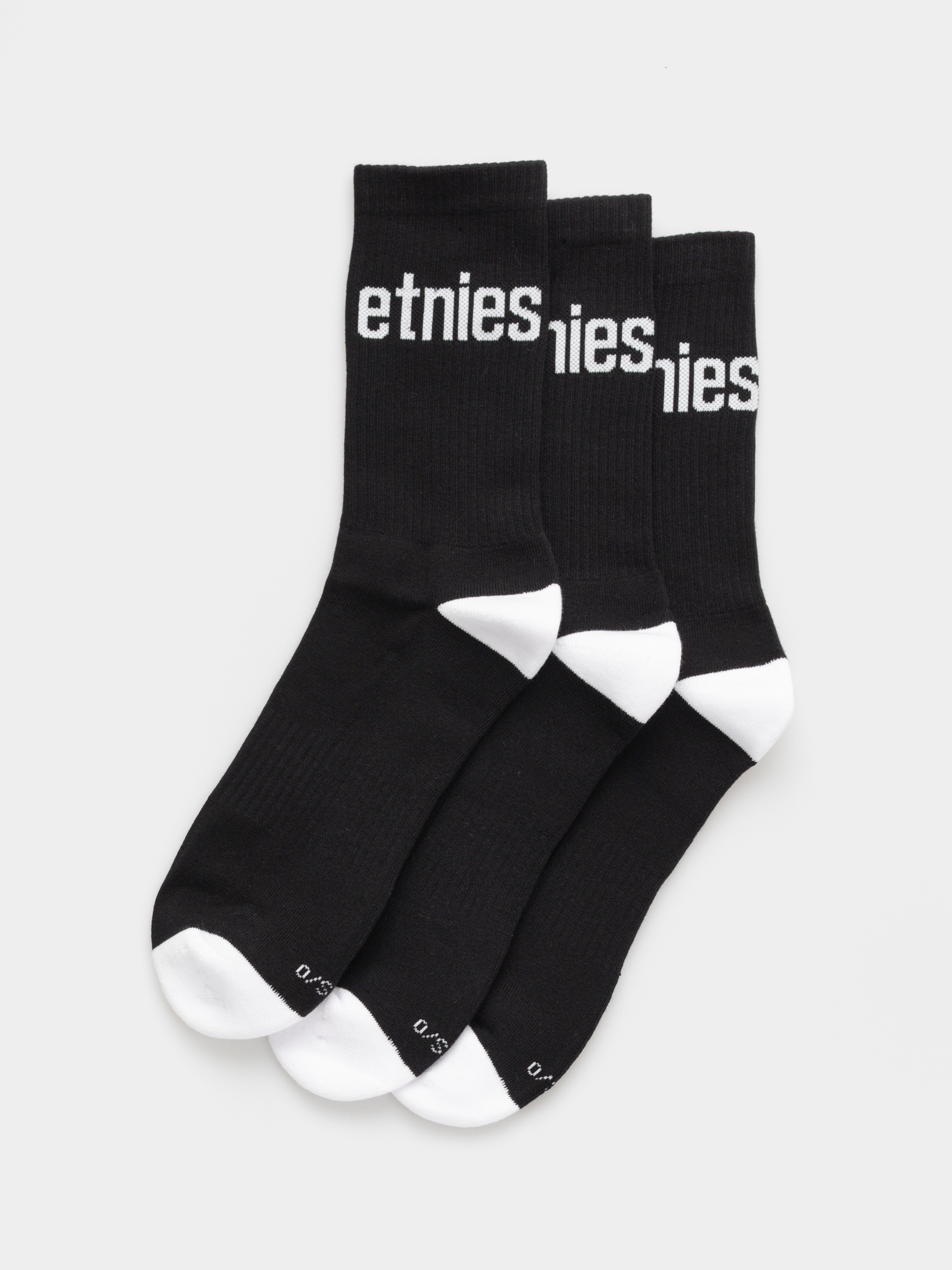 Șosete Etnies Wordmark Sock 3 Pack (black)
