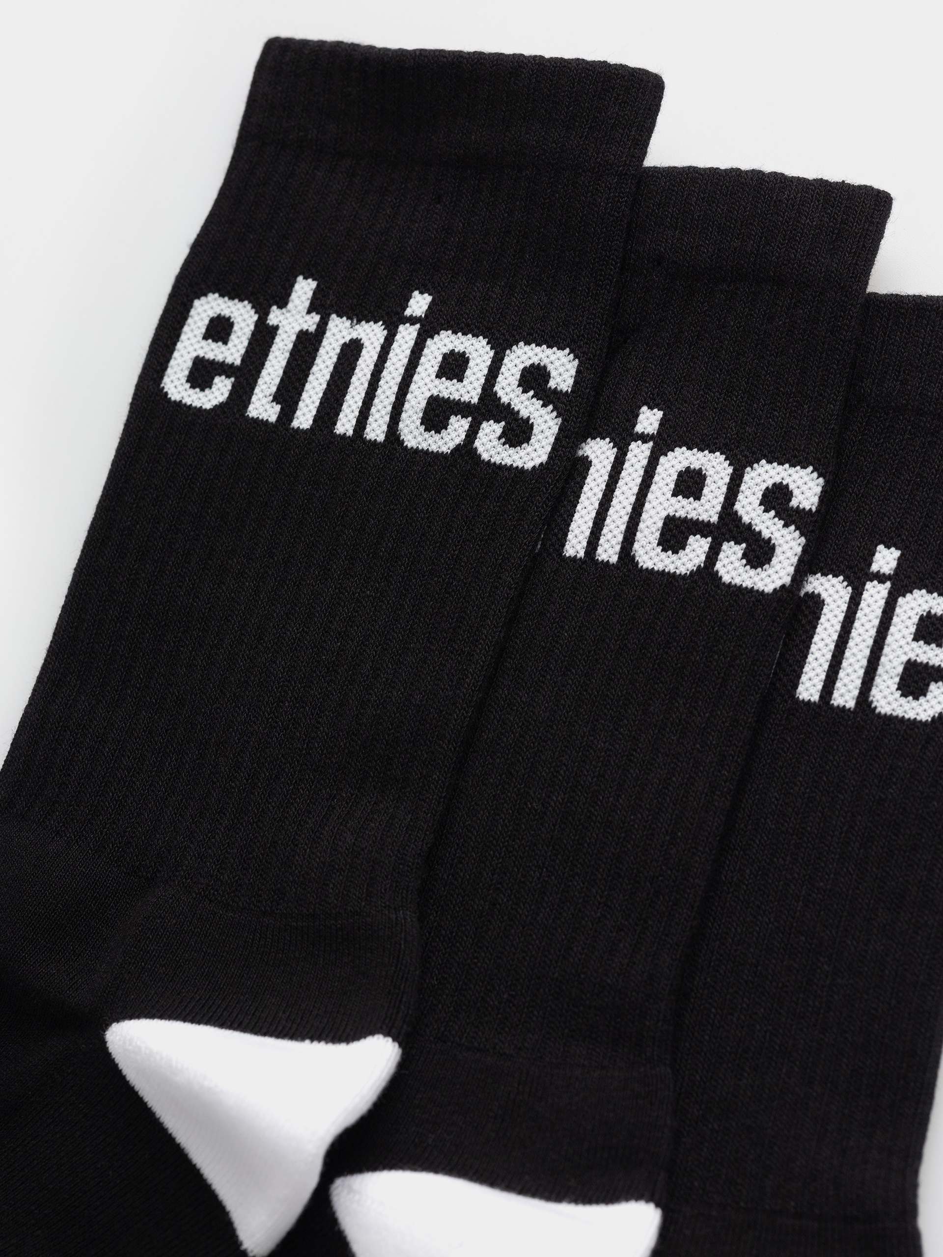 Șosete Etnies Wordmark Sock 3 Pack (black)