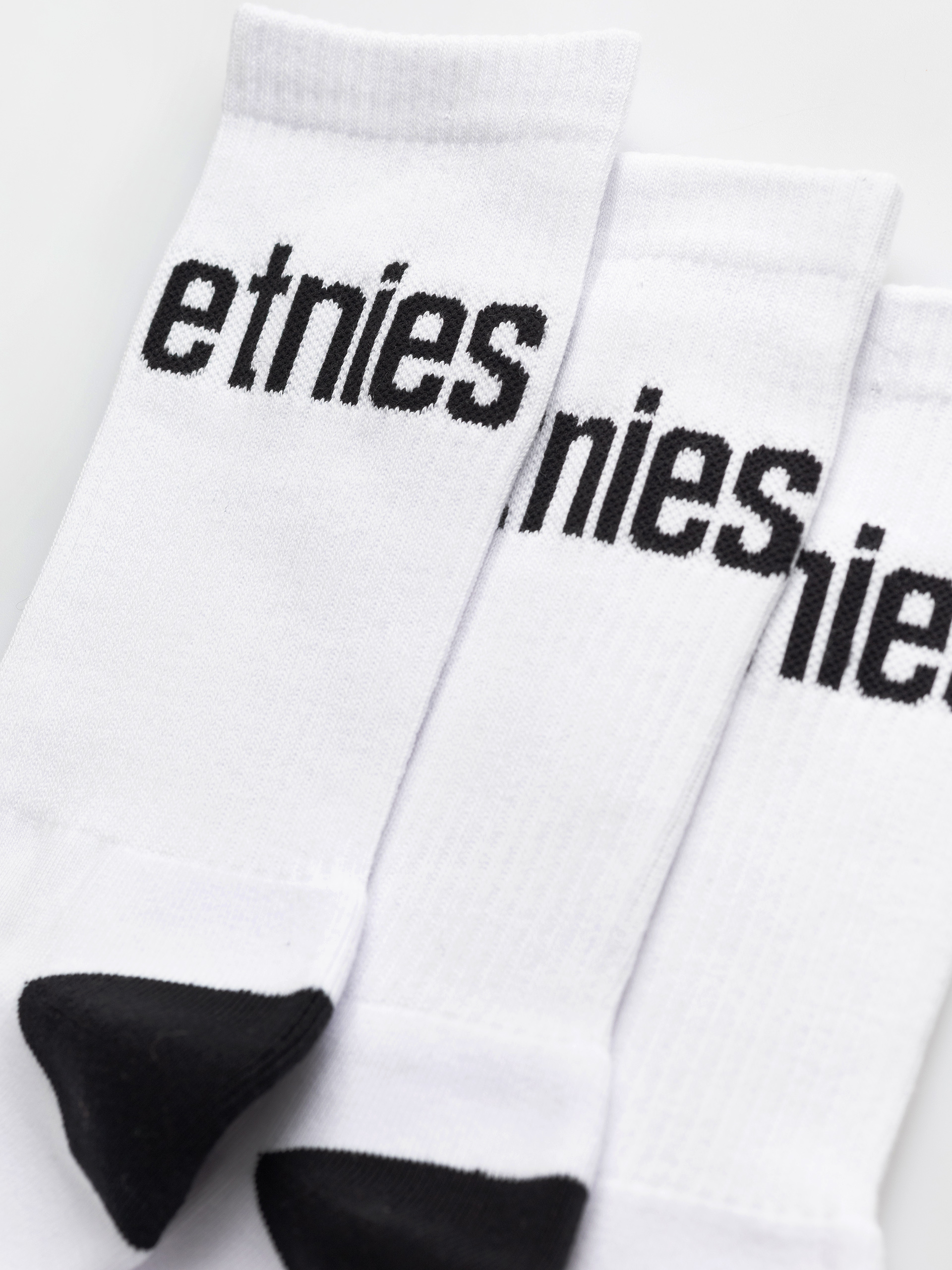Șosete Etnies Wordmark Sock 3 Pack (white)