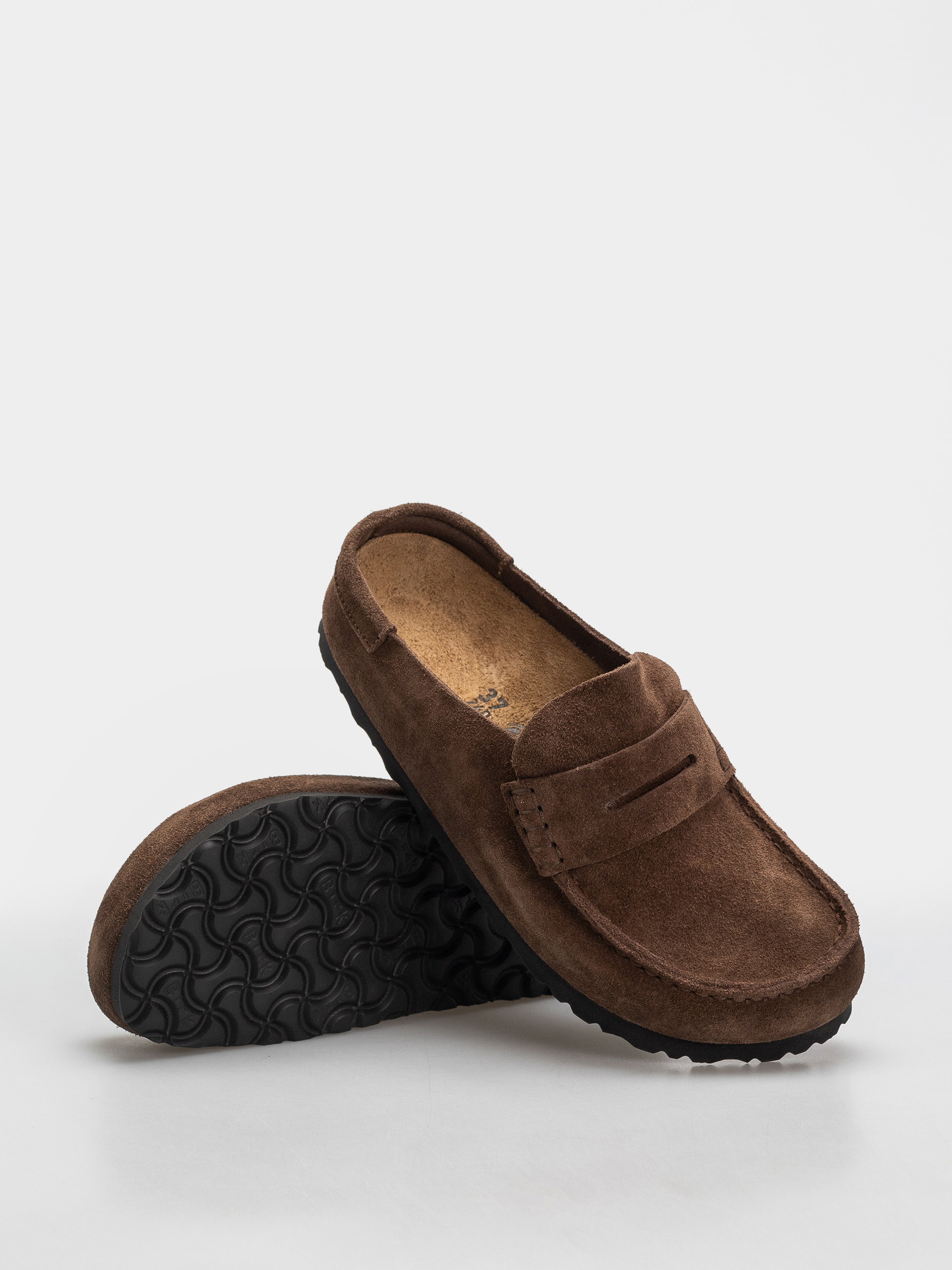 Șlapi Birkenstock Naples Wrapped Suede Leather Narrow (carafe)