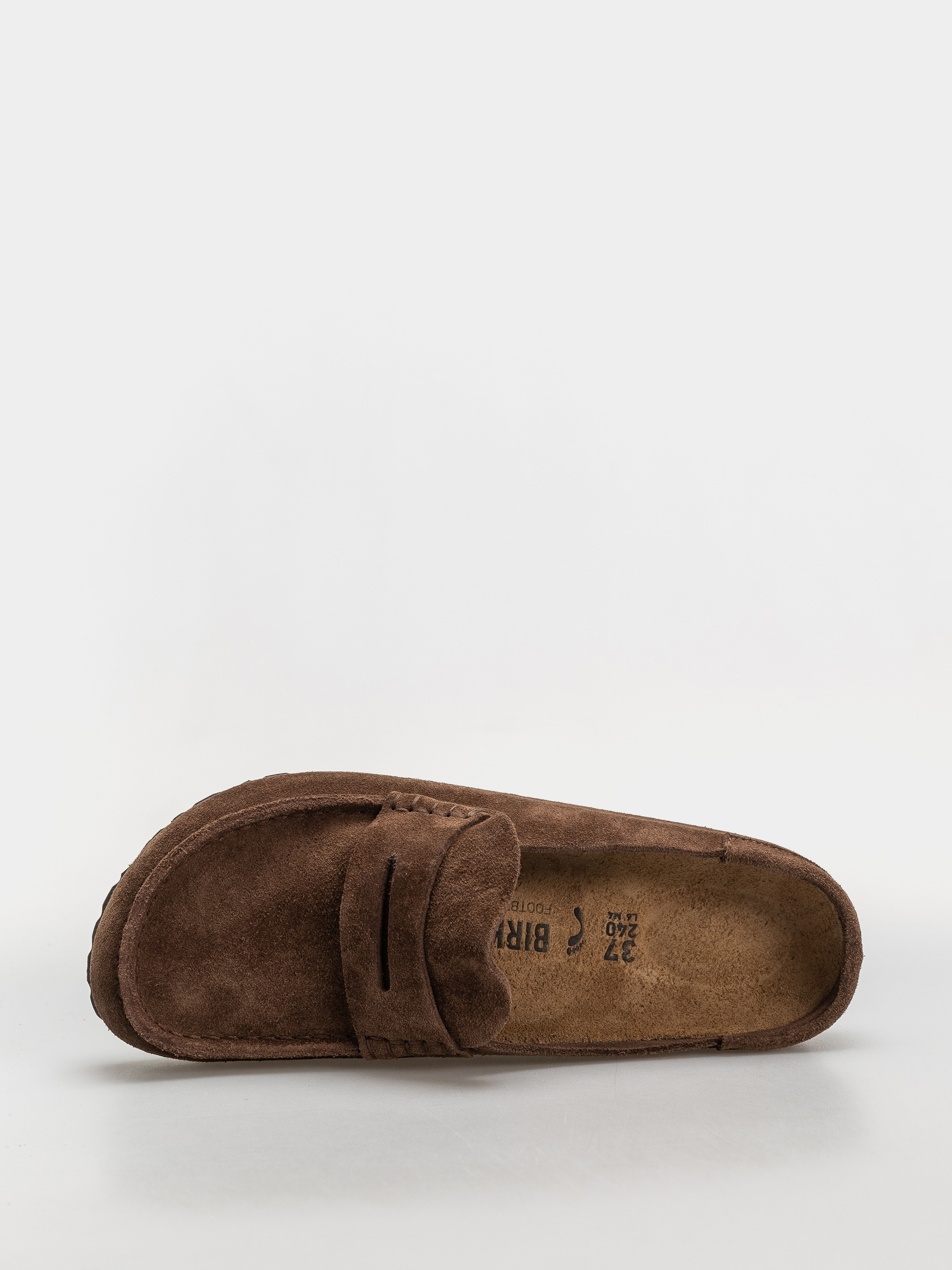 Șlapi Birkenstock Naples Wrapped Suede Leather Narrow (carafe)
