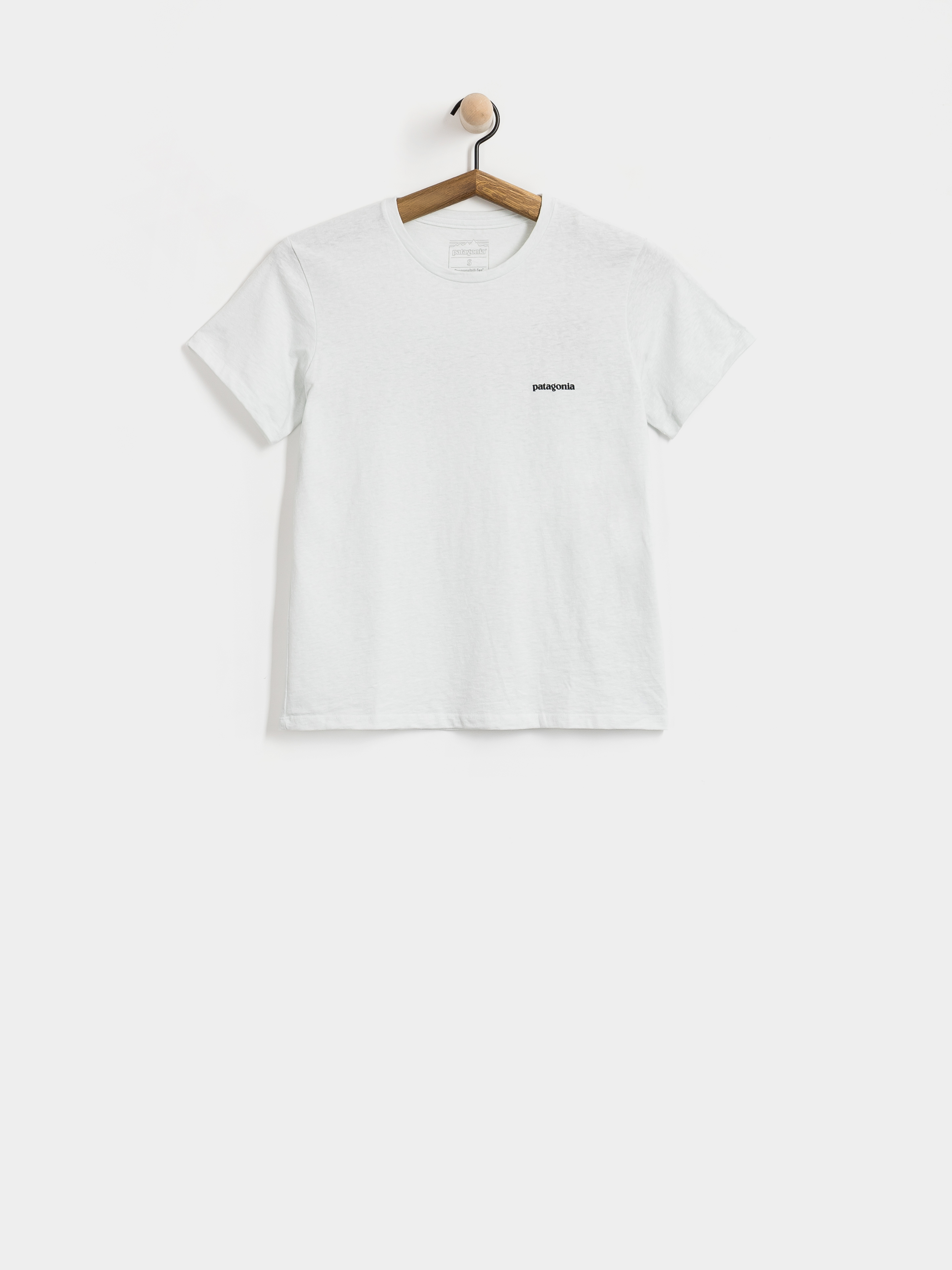 Tricou Patagonia P 6 Logo Responsibili Wmn (fiber white)