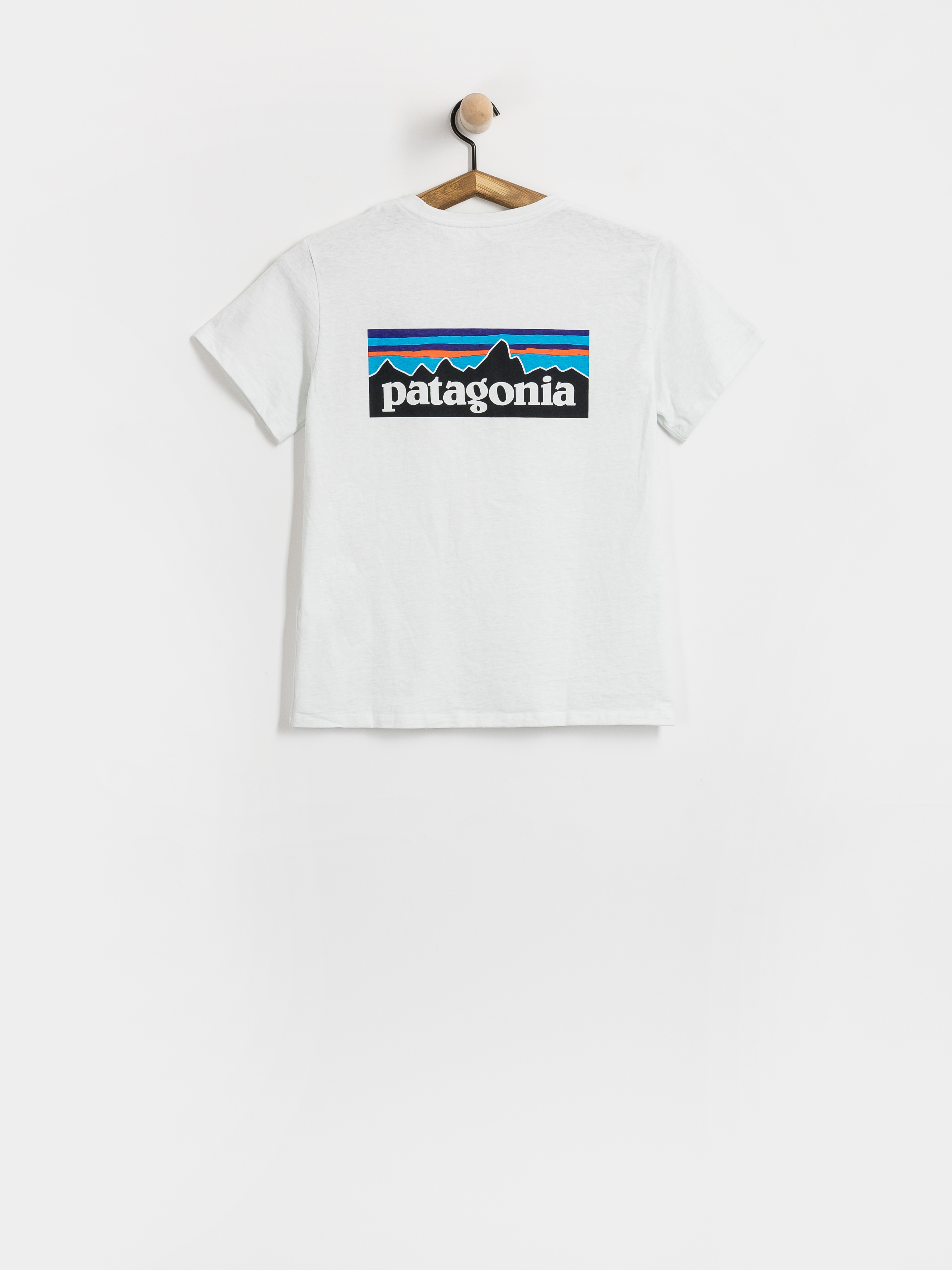 Tricou Patagonia P 6 Logo Responsibili Wmn (fiber white)