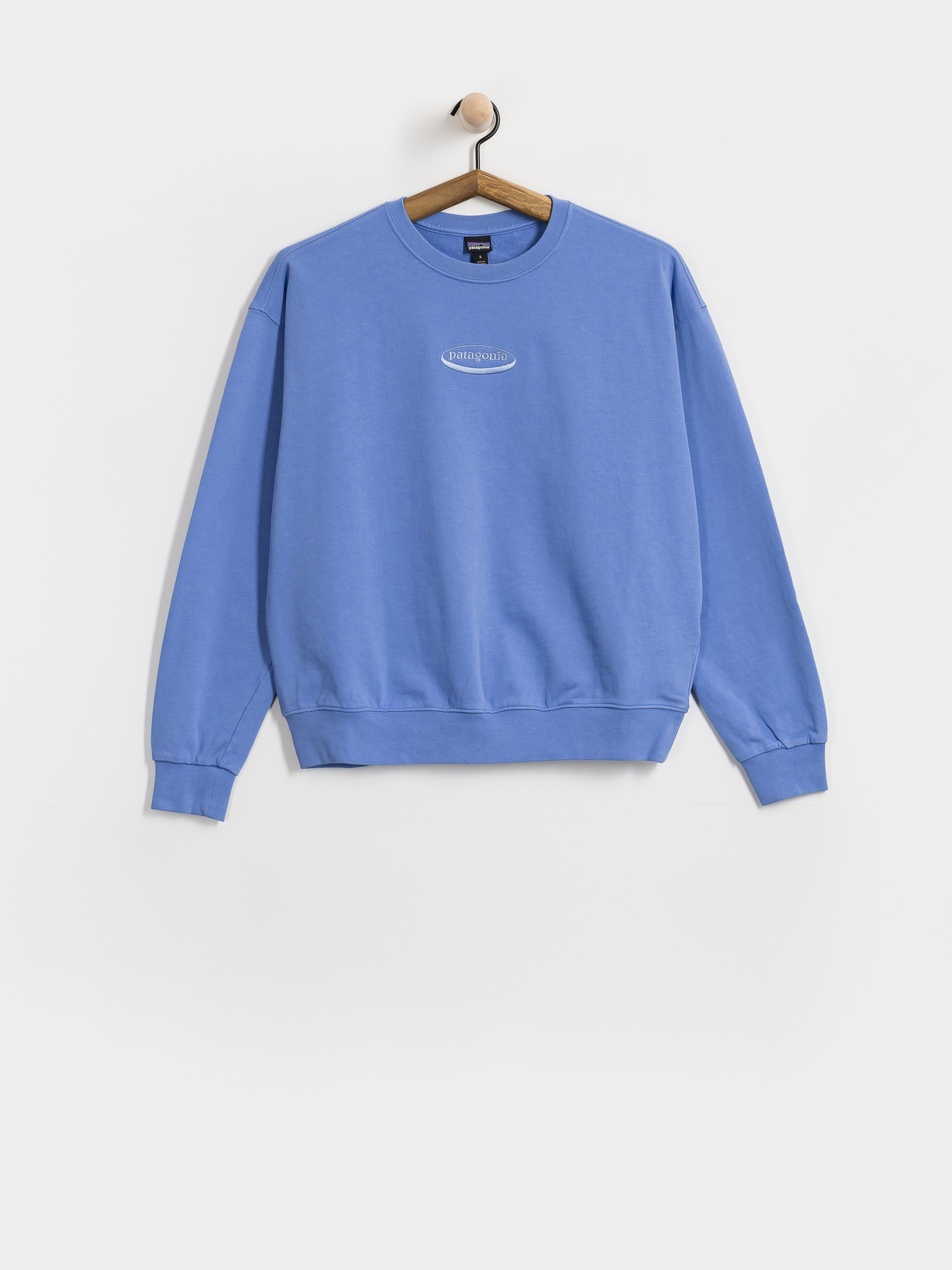 Hanorac Patagonia 95 Oval Logo Daily Crew Wmn (diver blue)