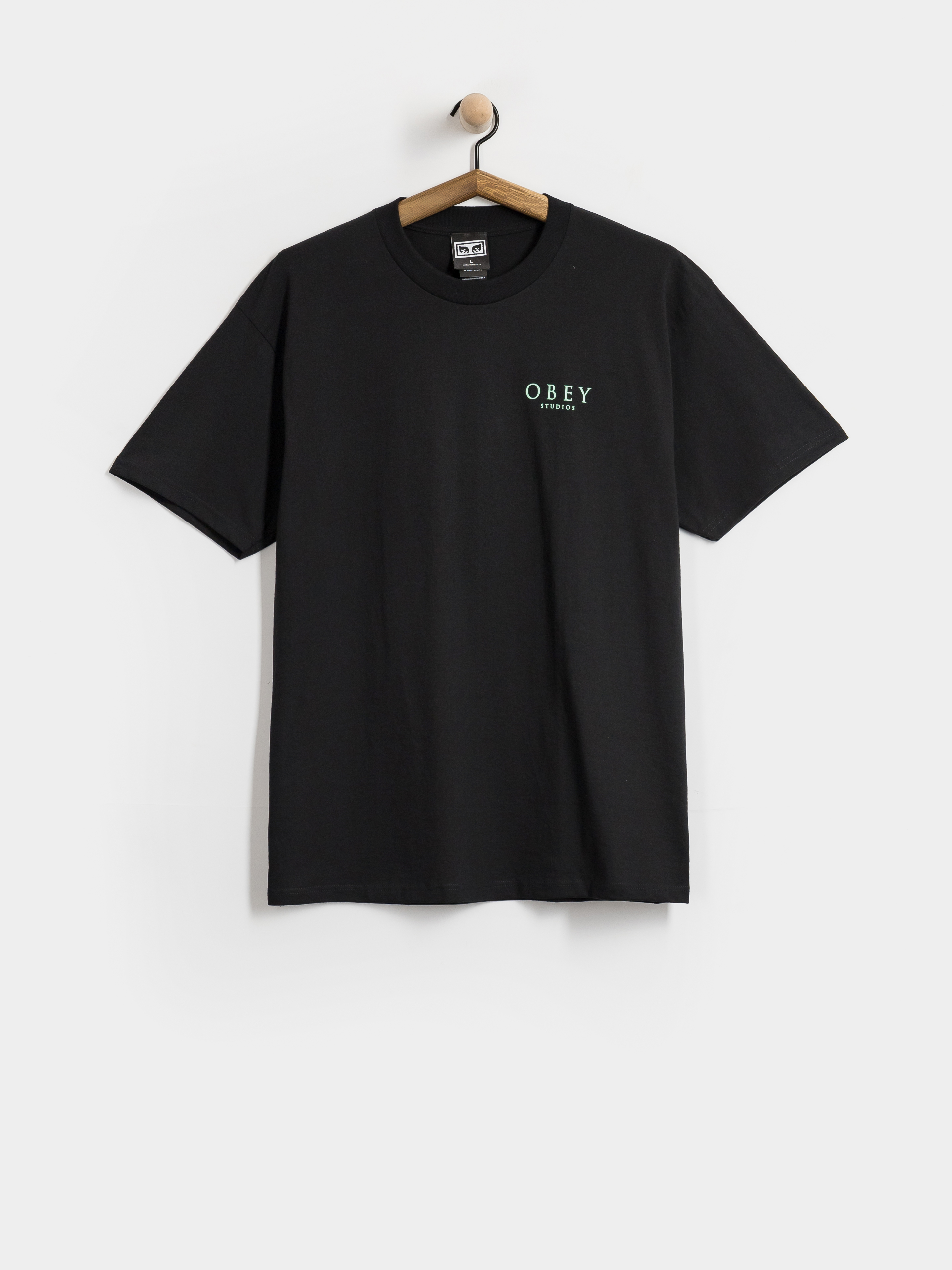 Tricou OBEY Flores Robus (black)