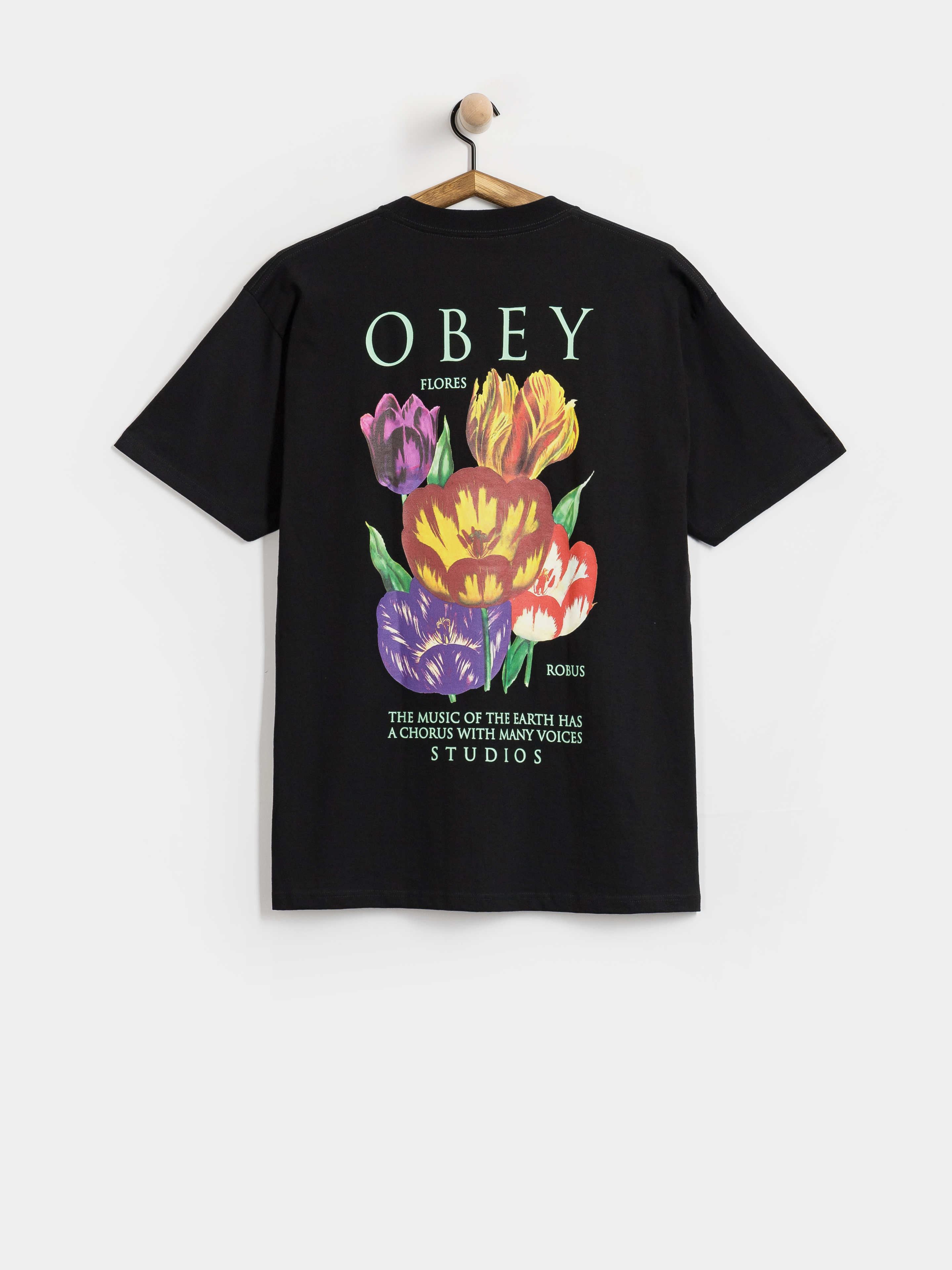 Tricou OBEY Flores Robus