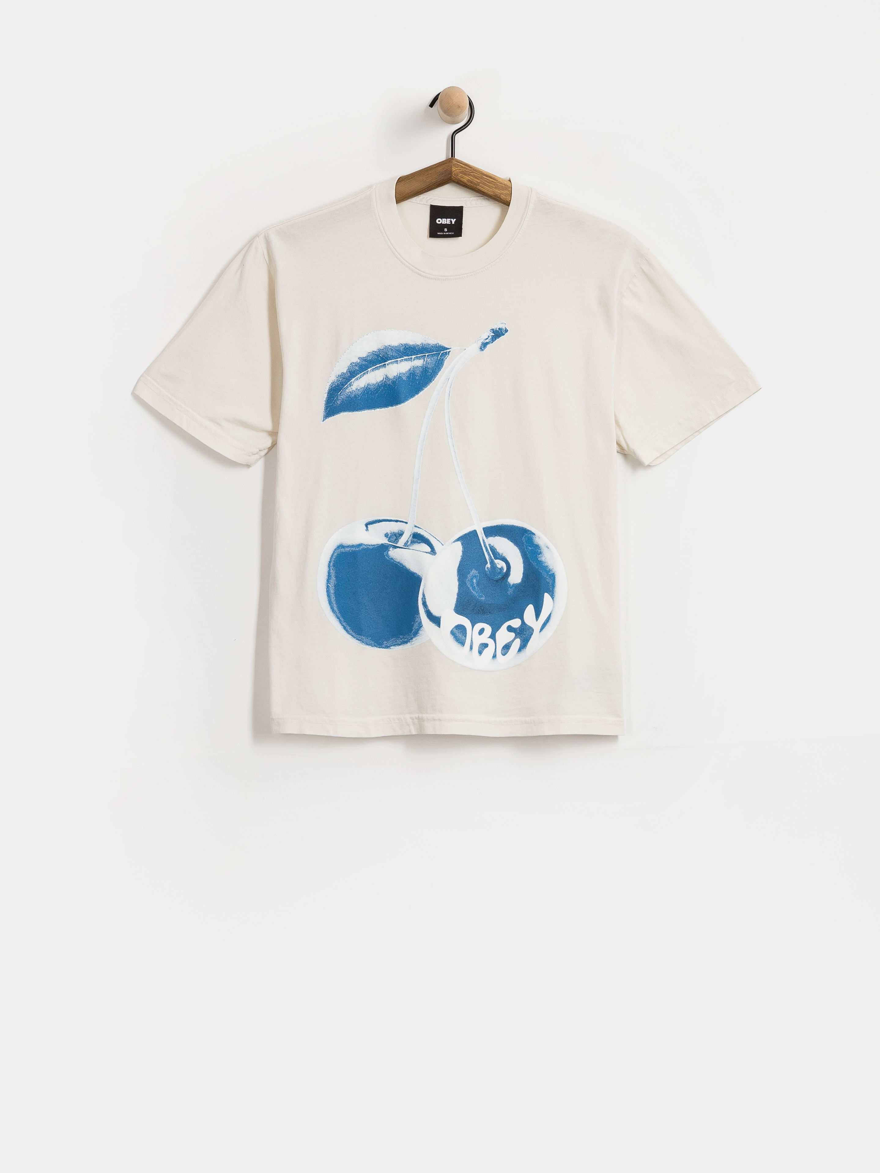 Tricou OBEY Blue Cherry Wmn (chalk white)