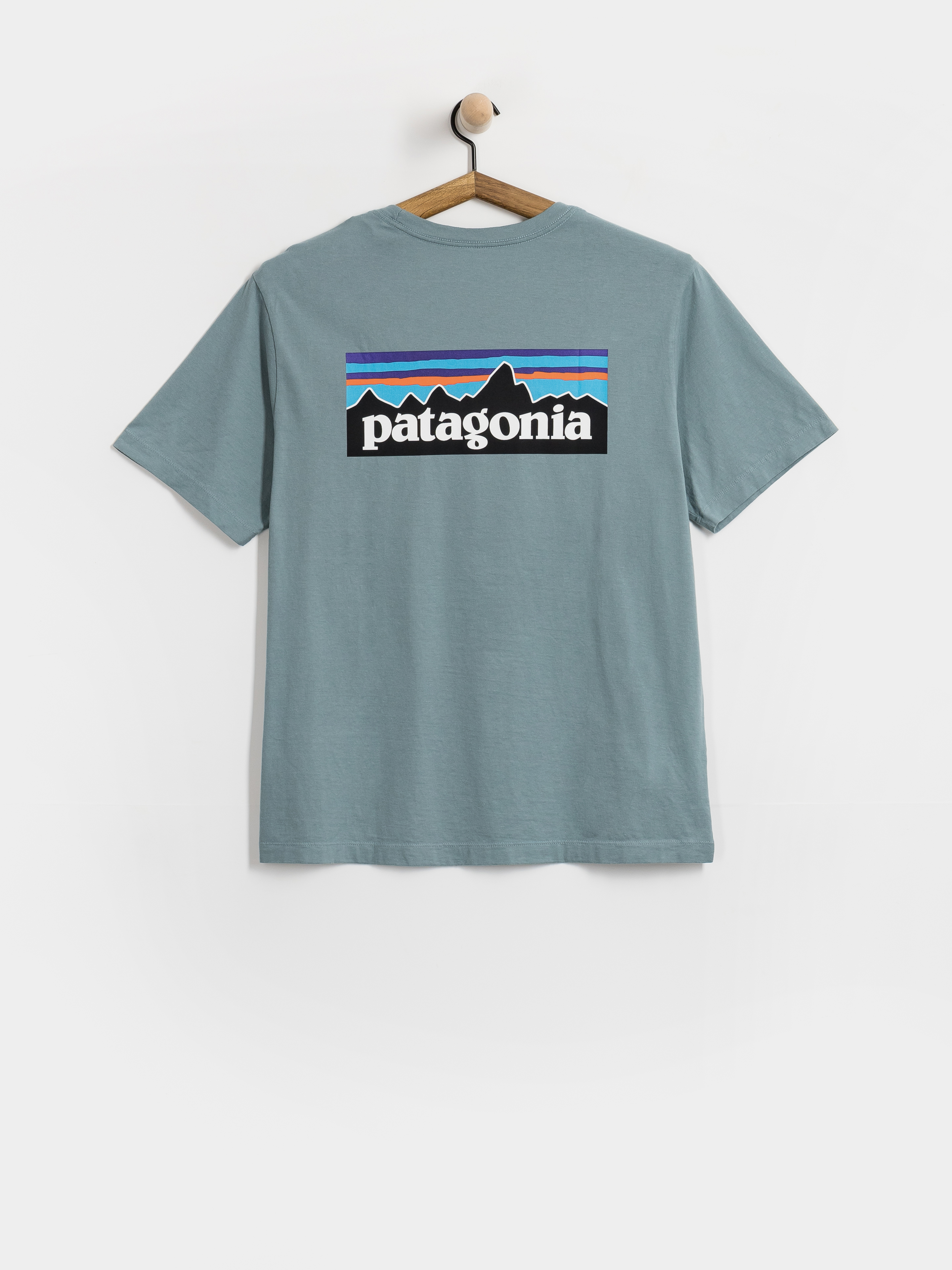 Tricou Patagonia P 6 Logo (blue sage)