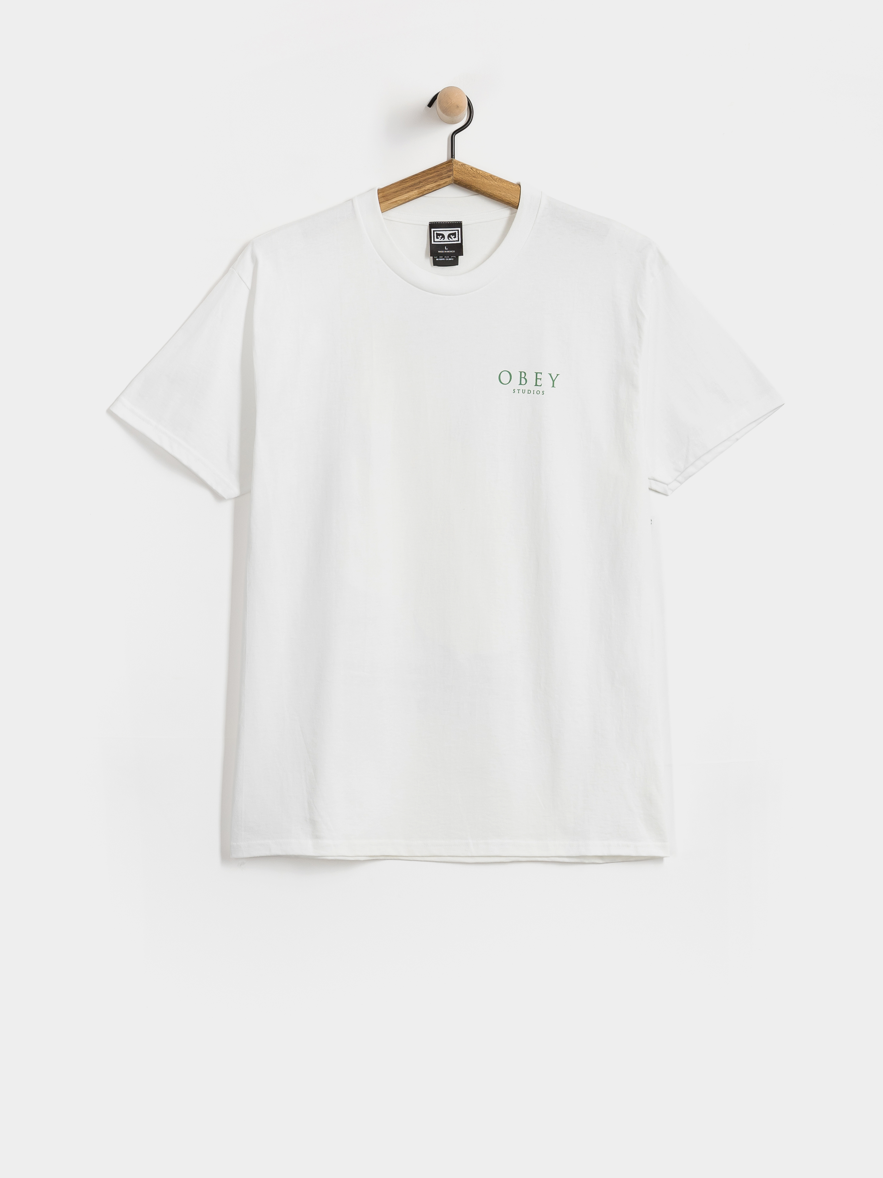 Tricou OBEY Flores Robus (white)