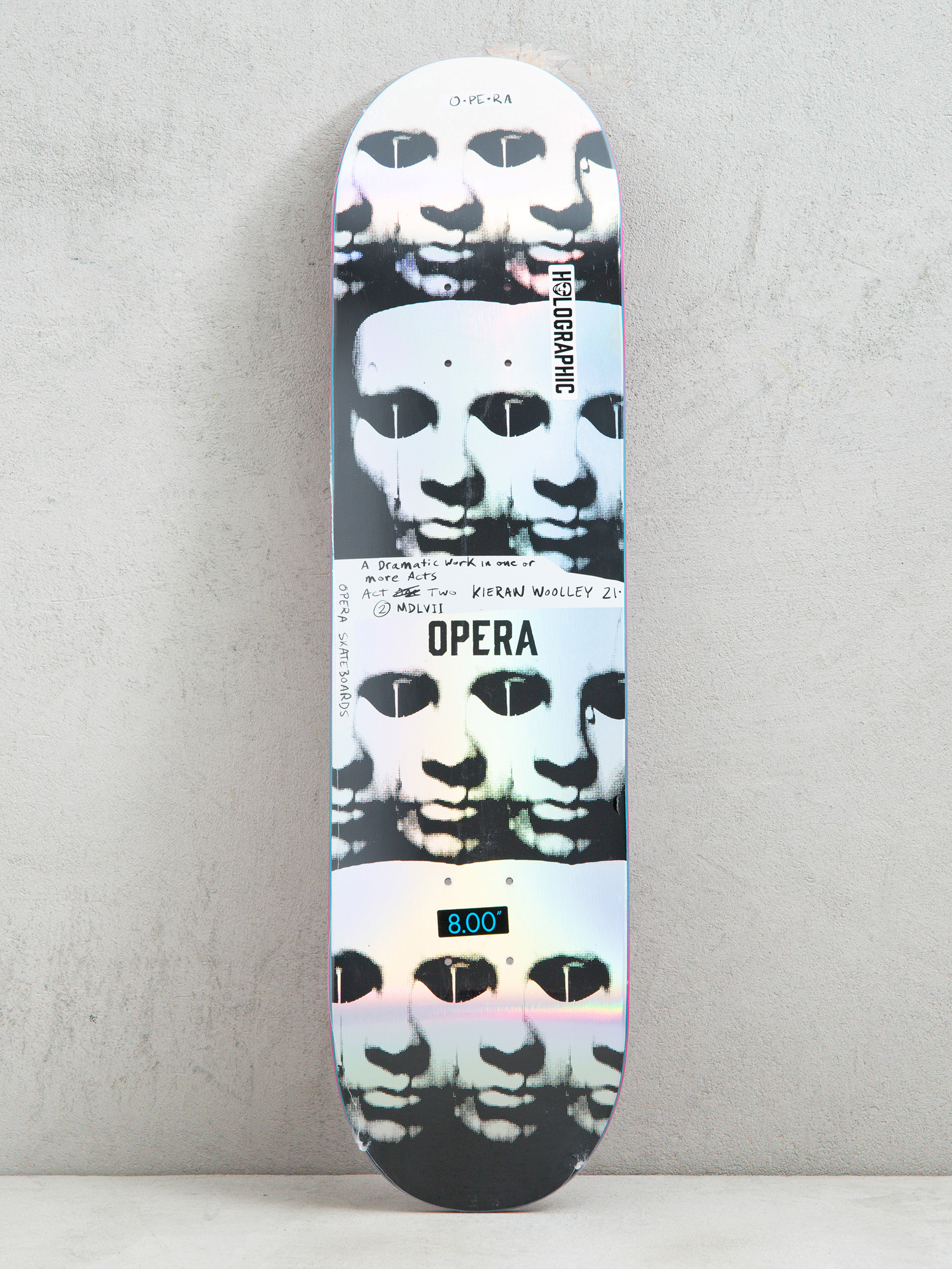 Placă Opera Kieran Woolley Repeater (holographic)