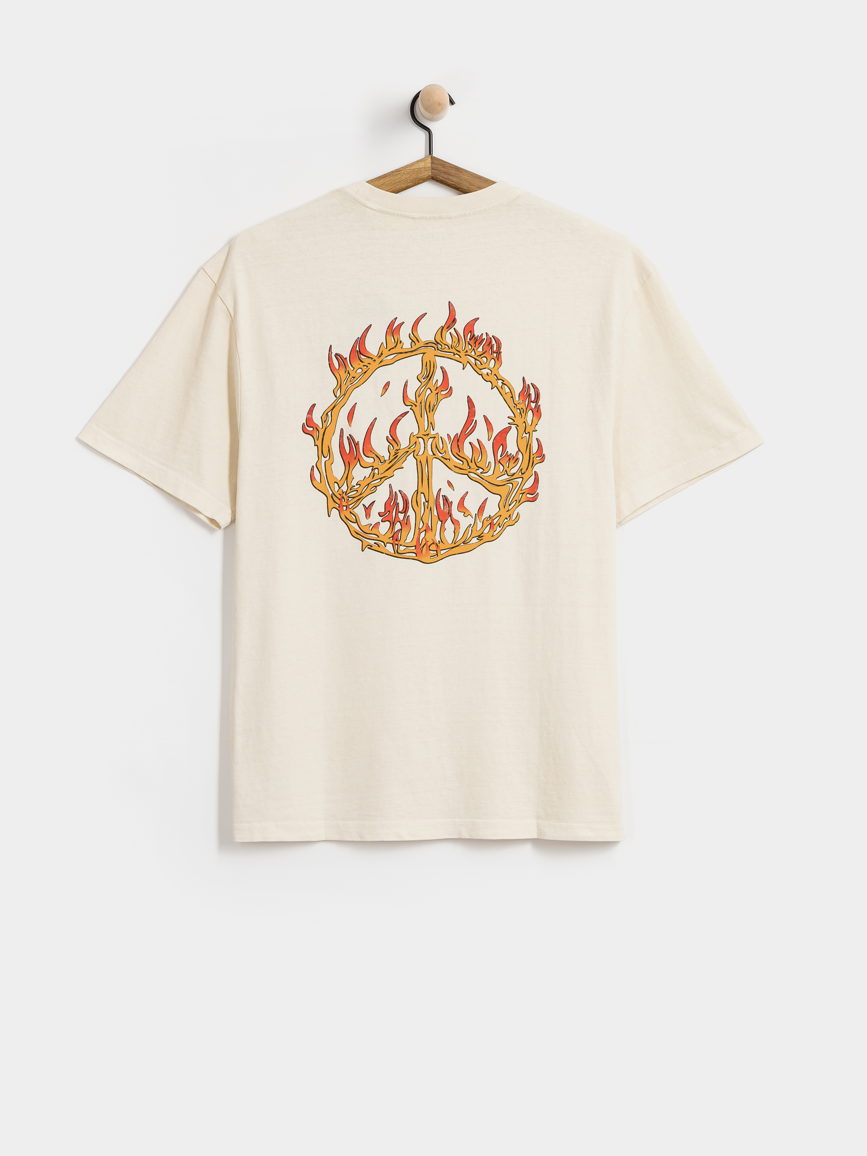 Tricou Hurley Built Fire Peace (white)