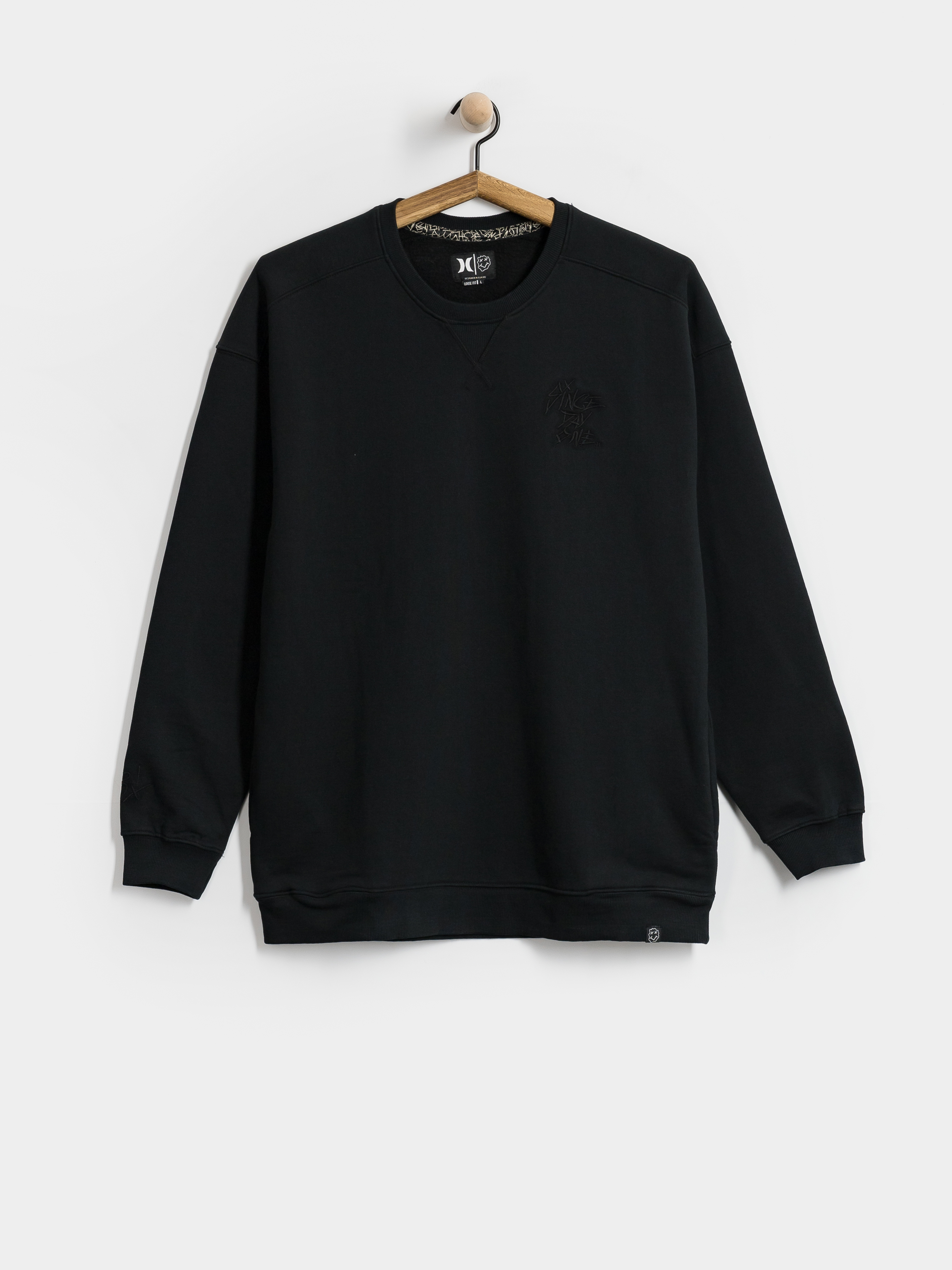 Hanorac Hurley Smile Crew (black)