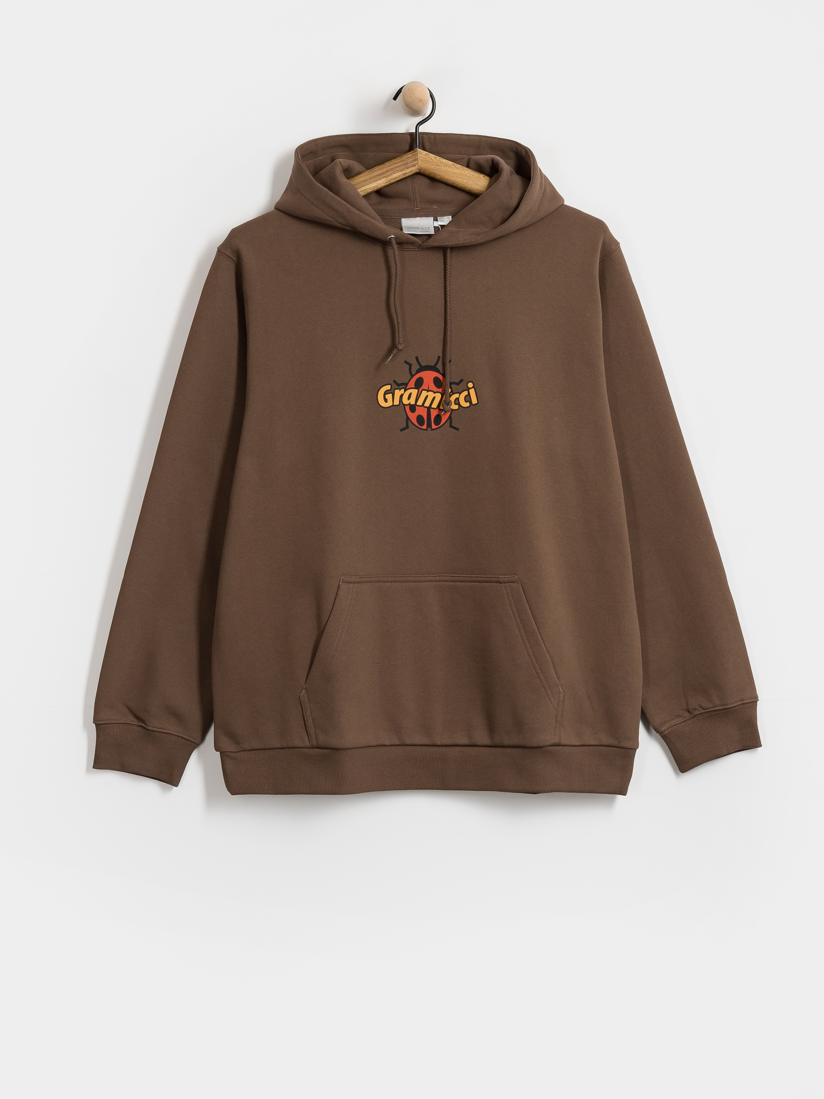 Hanorac cu glugă Gramicci Ladybug HD (brown)