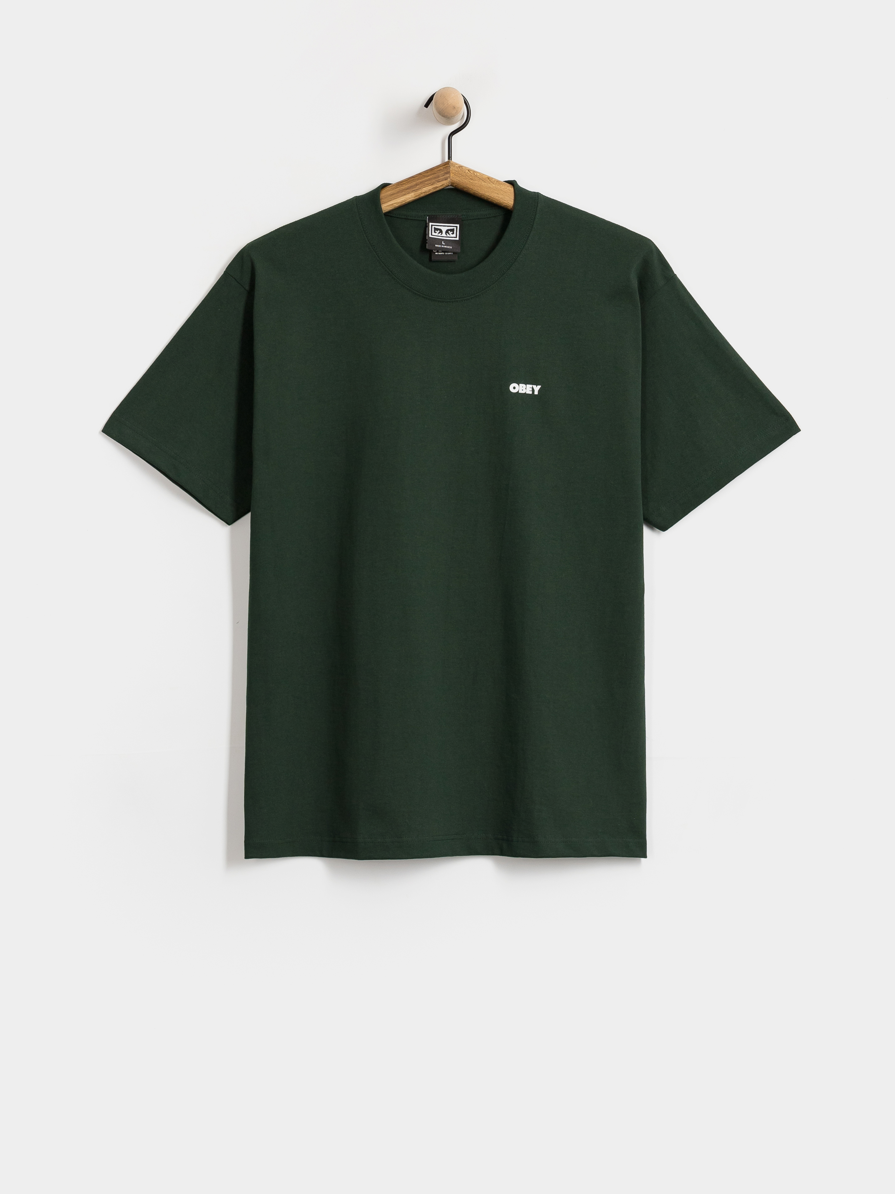 Tricou OBEY Quarter Eye Icon (forest green)