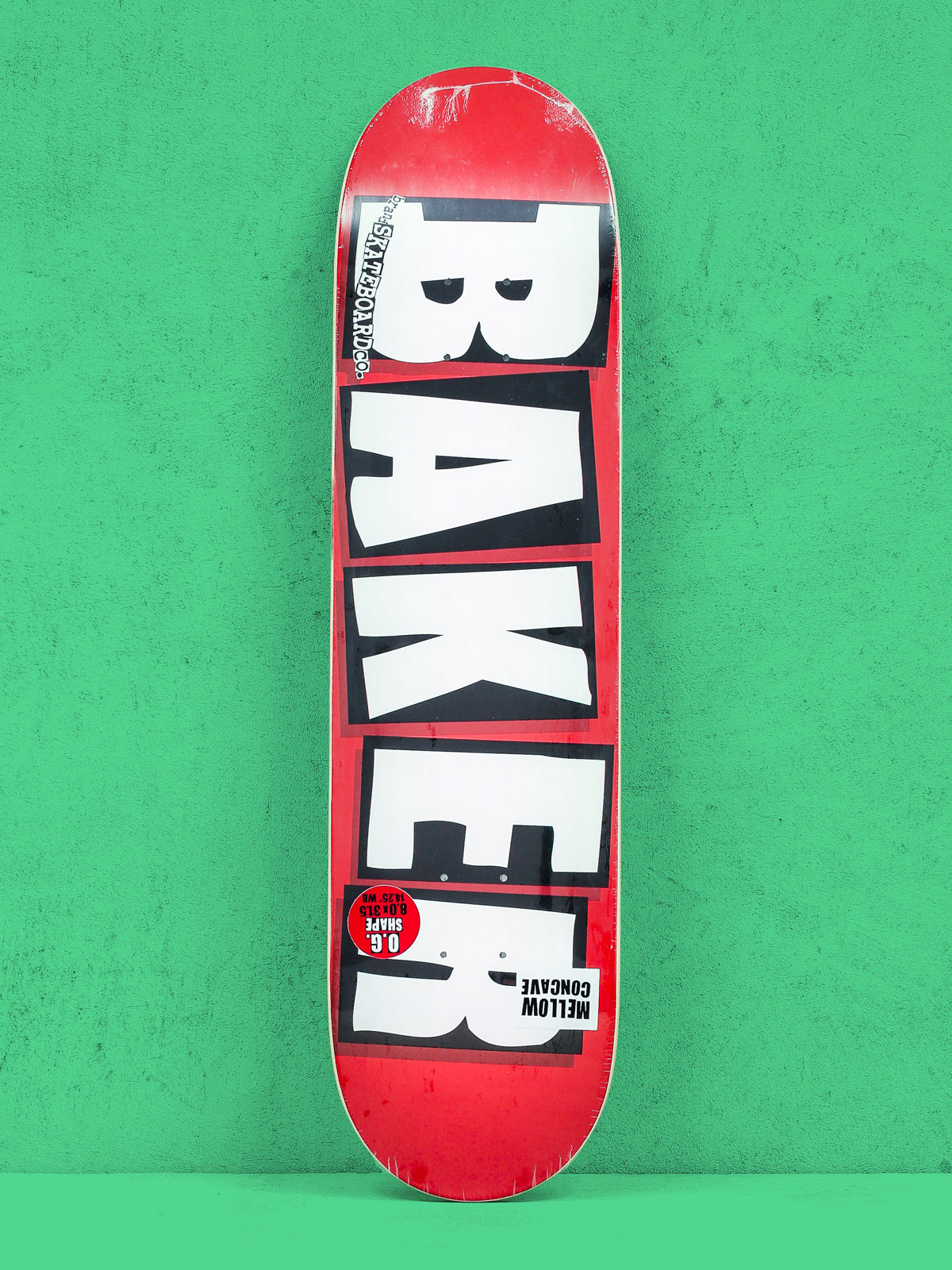 Placă Baker Brand Logo (white)