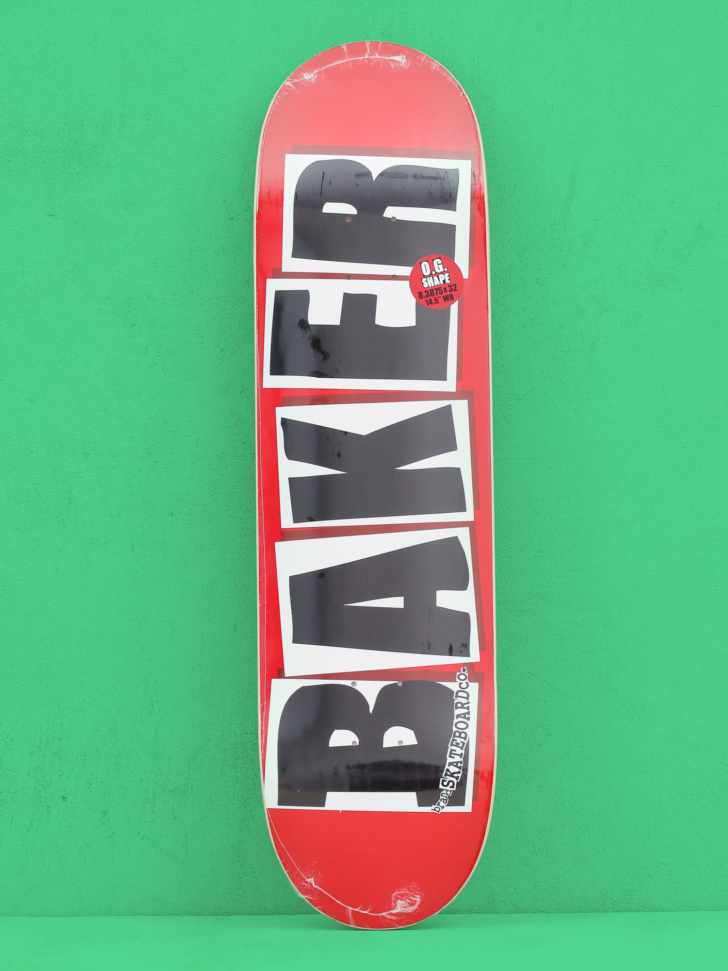 Placu0103 Baker Brand Logo (red/white)