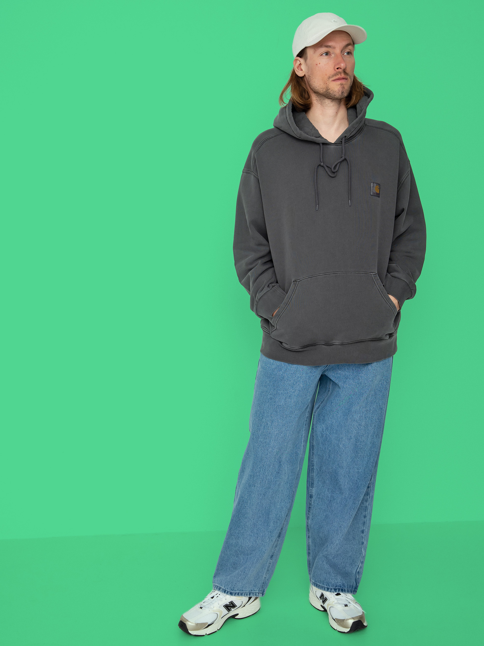 Hanorac cu glugă Carhartt WIP Nelson HD (black)