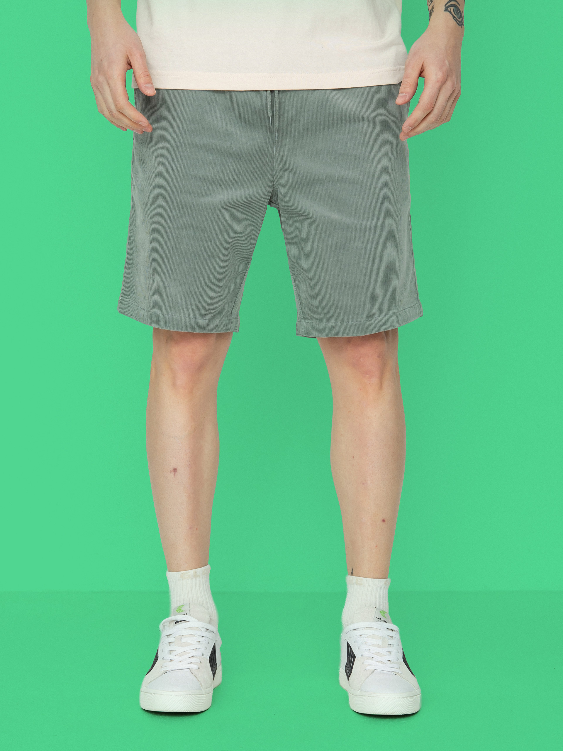Șort Iriedaily Corvin (mintgrey)