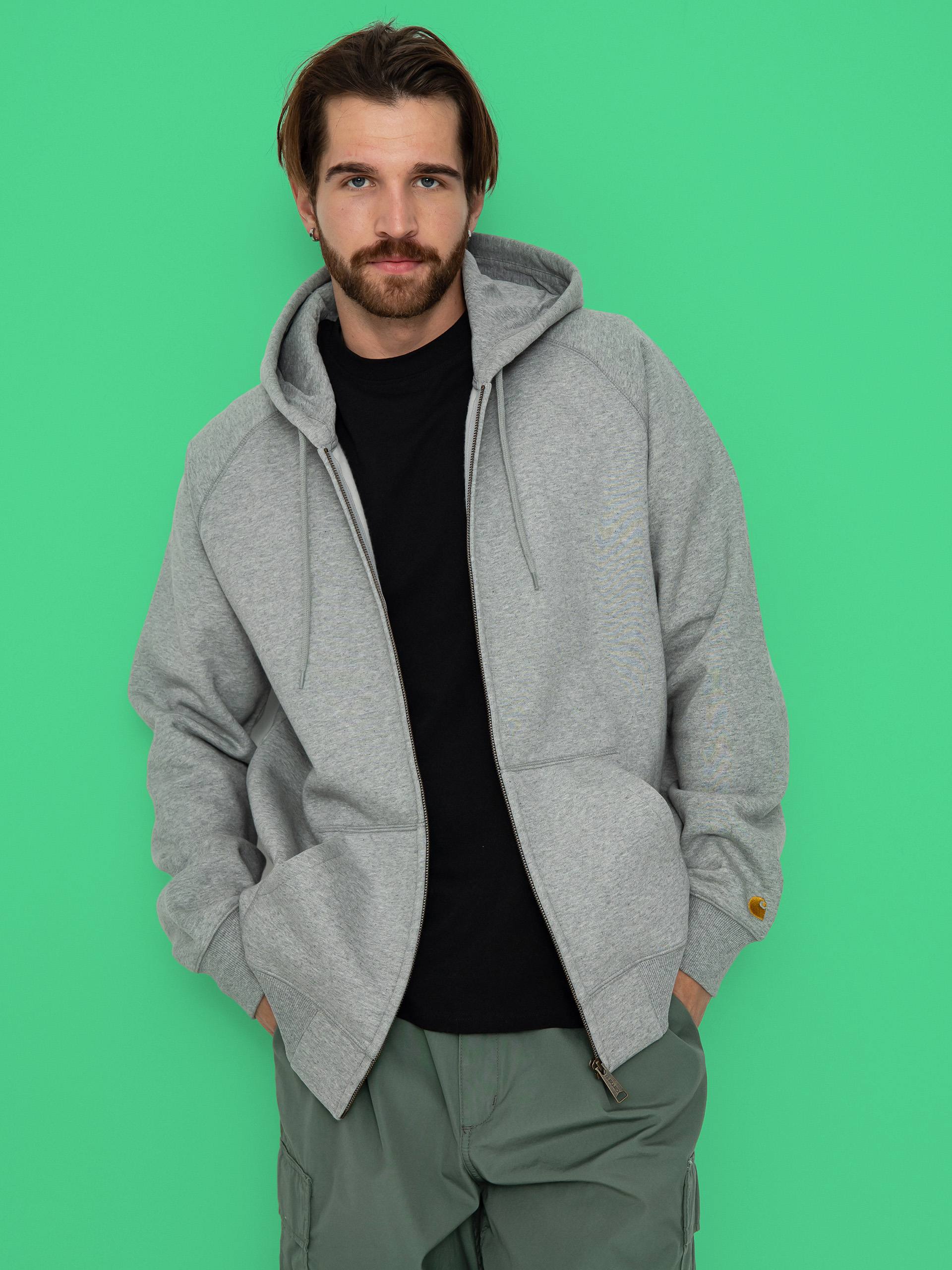 Hanorac cu glugă Carhartt WIP Chase ZHD