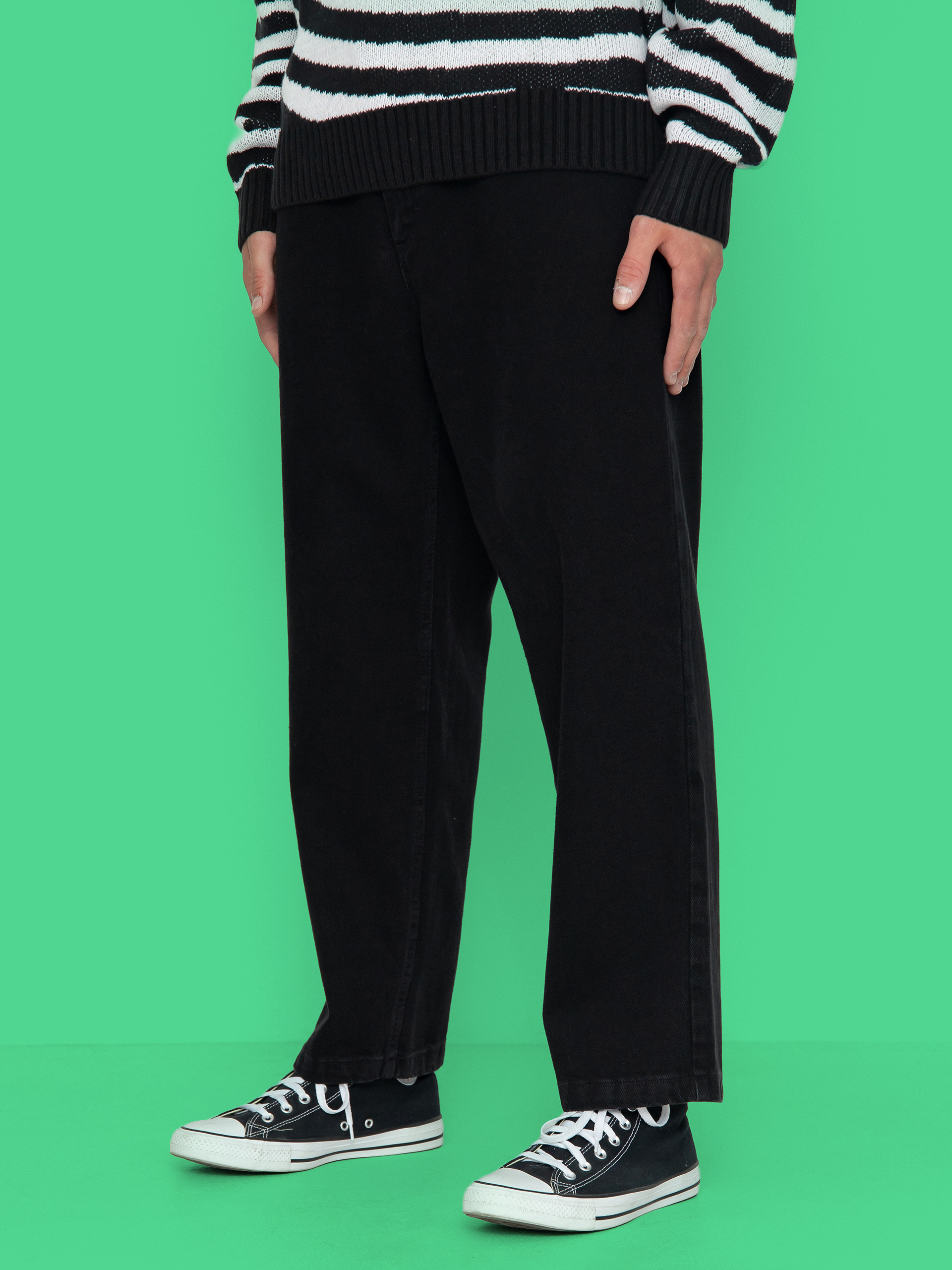 Pantaloni Polar Skate 93! Denim (pitch black)