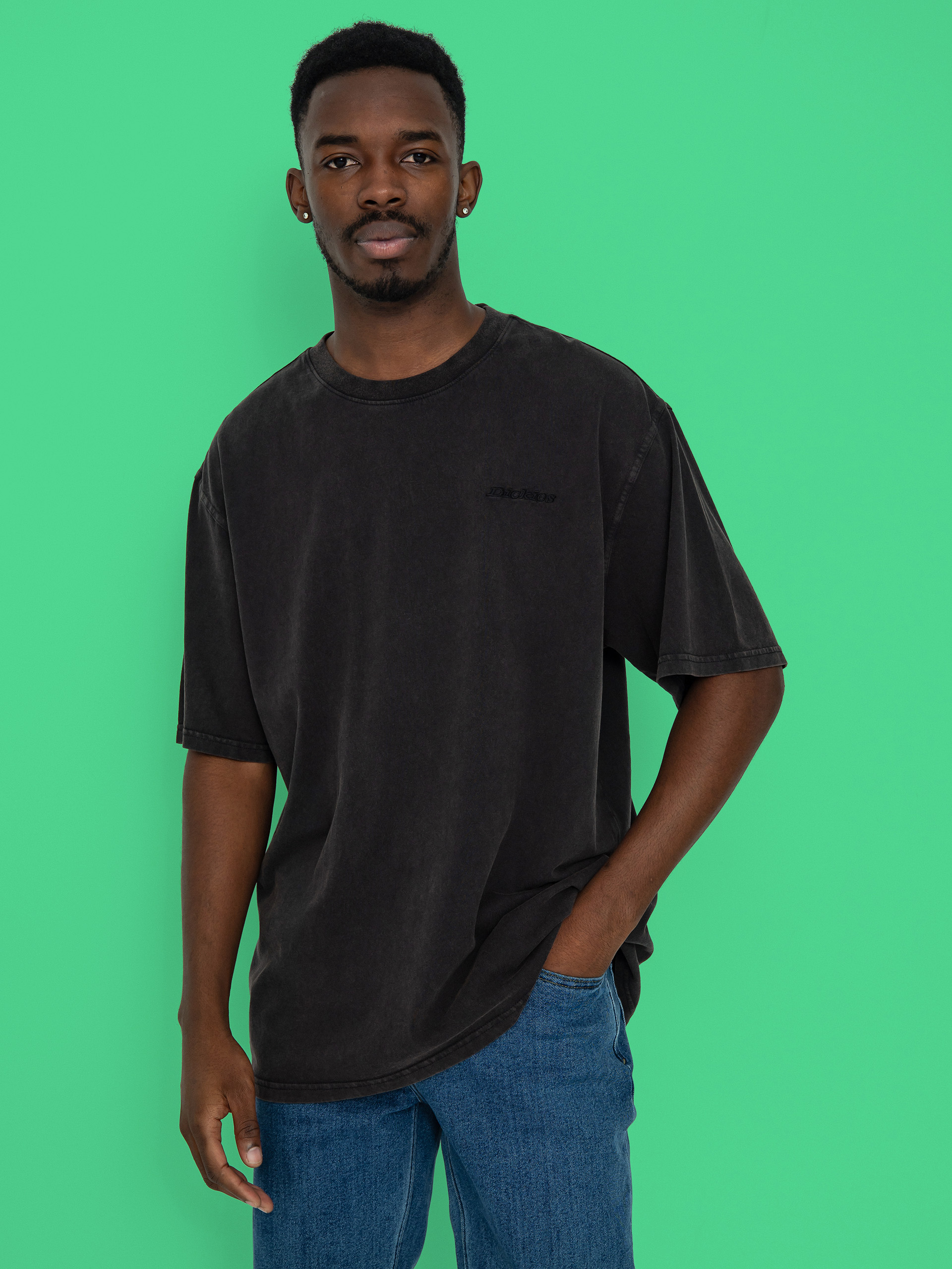 Tricou Dickies Plentywood (dble dye/acd bl)