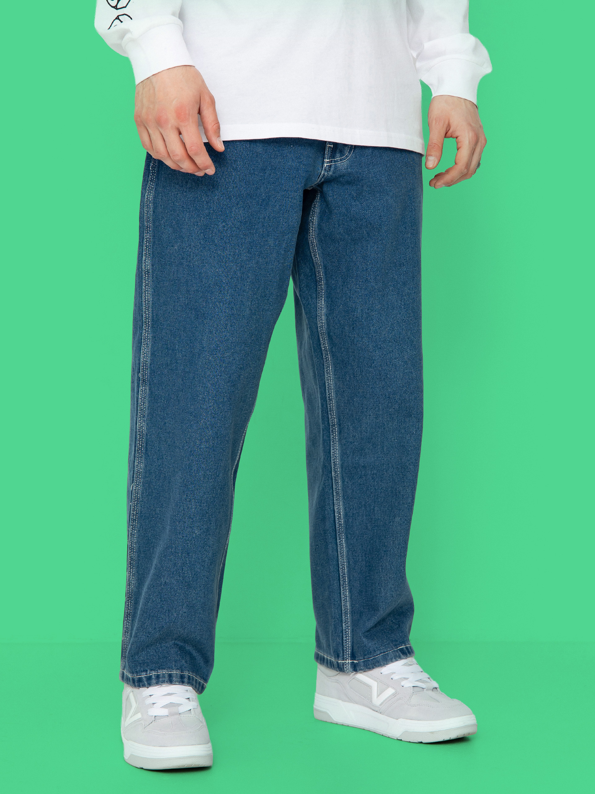 Pantaloni Vans Skate Check 5 Loose Denim (vintage indigo)