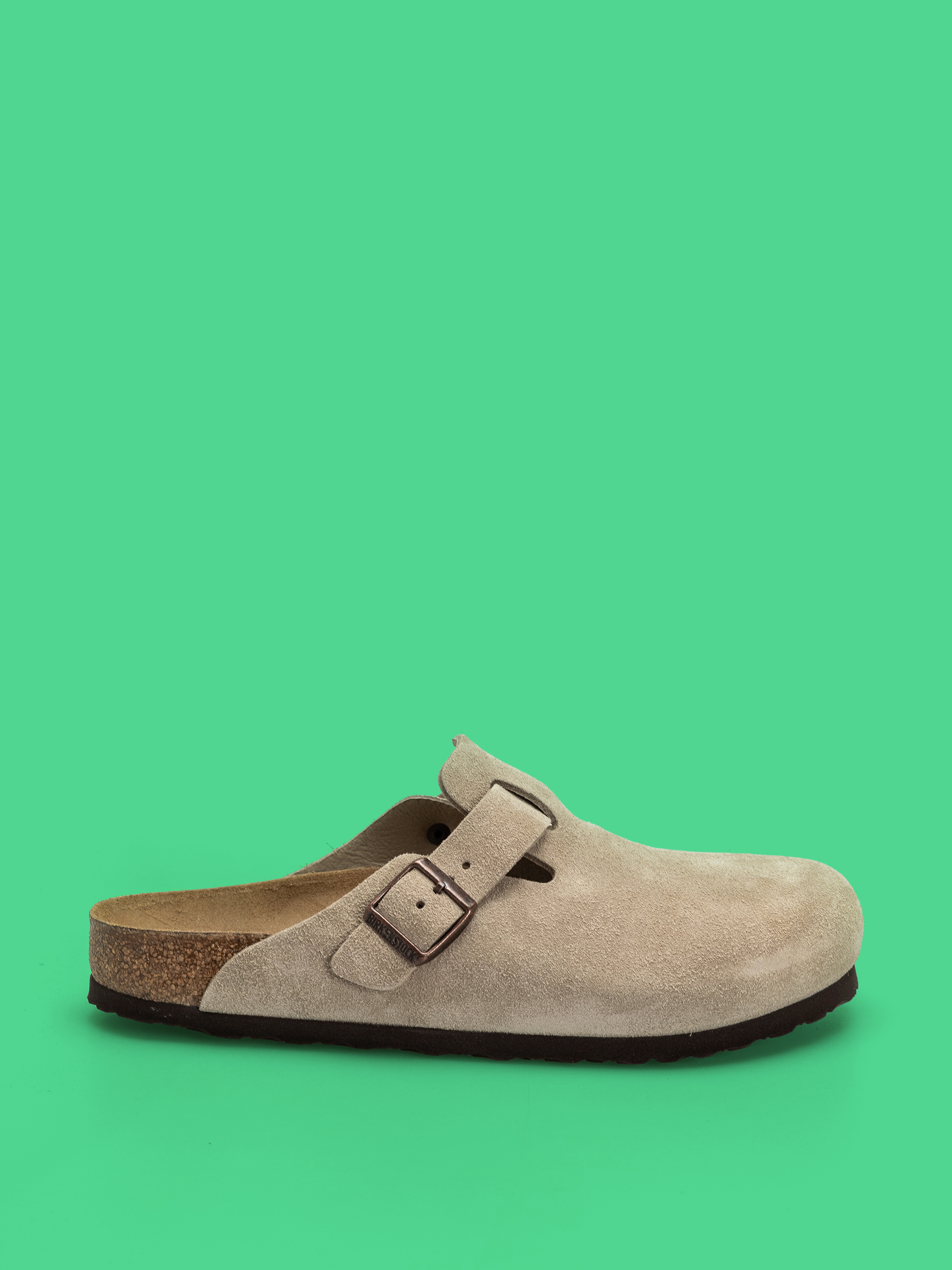 u0218lapi Birkenstock Boston Suede Leather Regular (taupe)