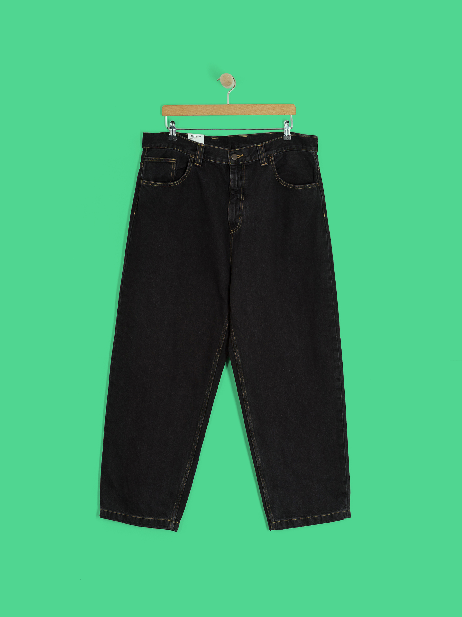 Pantaloni Carhartt WIP Brandon (black/stone washed)
