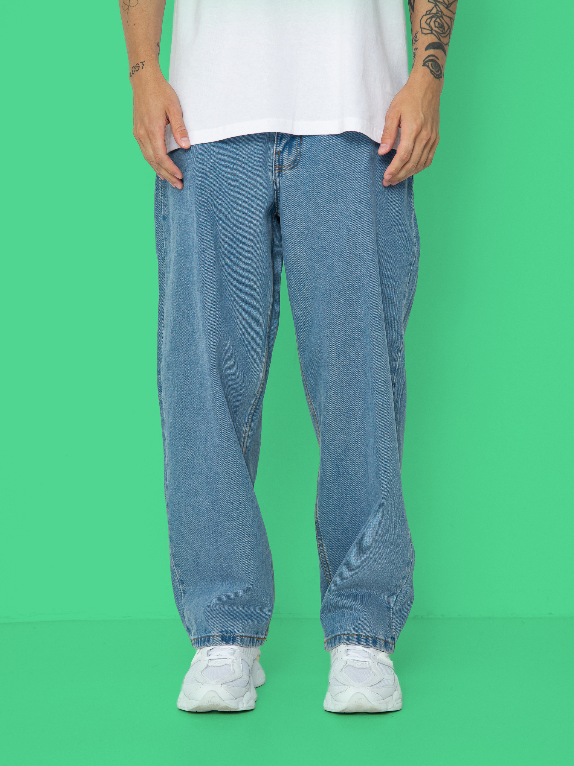 Pantaloni Vans Check 5 Baggy Denim (stonewash/blue)